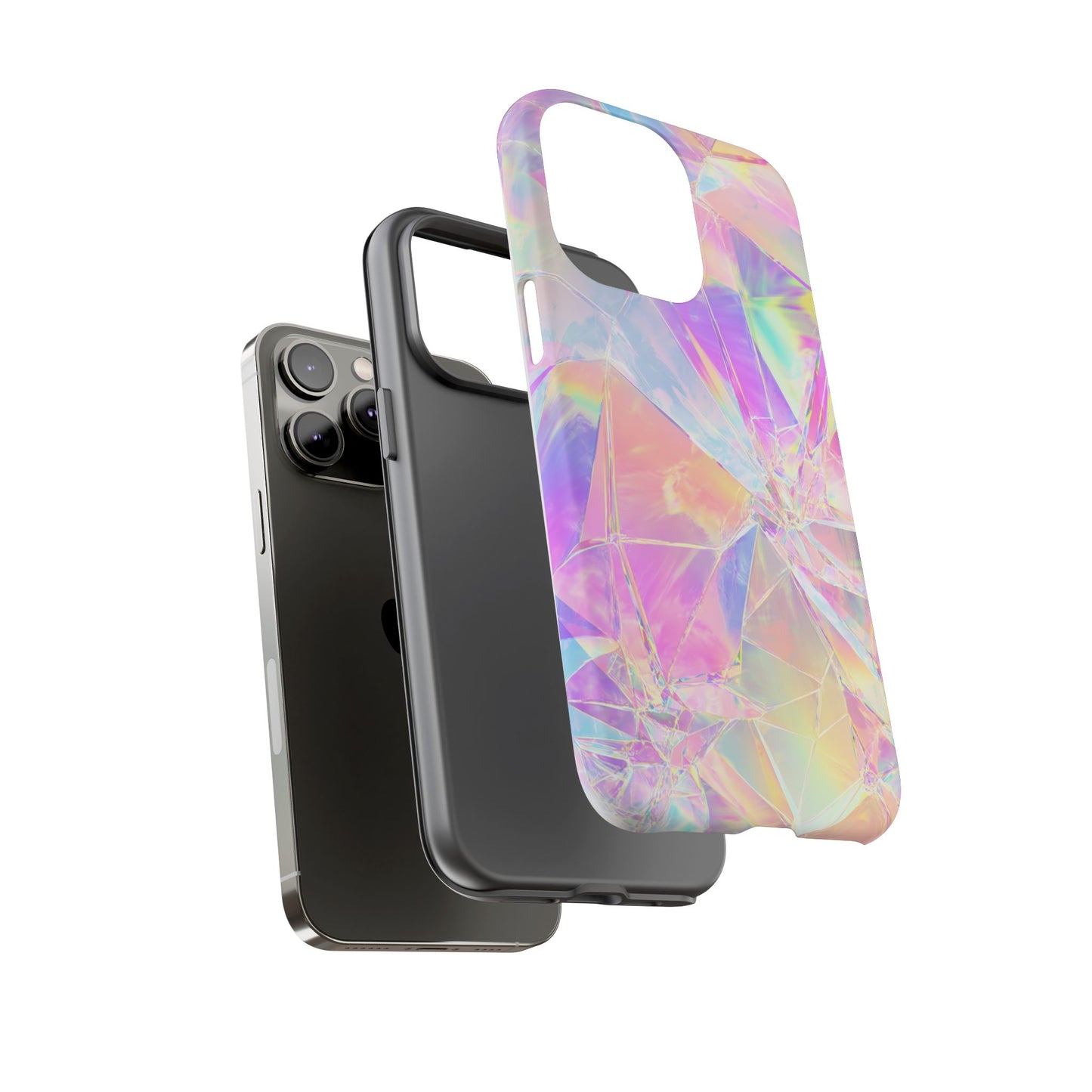 Iridescent Shards Phone Case (iPhone X - iPhone 17 Pro Max) [TOUGH CASE]