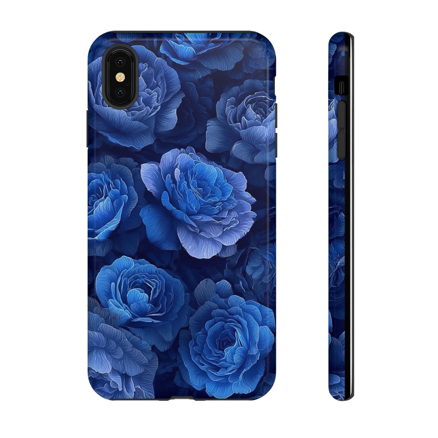 Floral Blue Roses [TOUGH CASE]