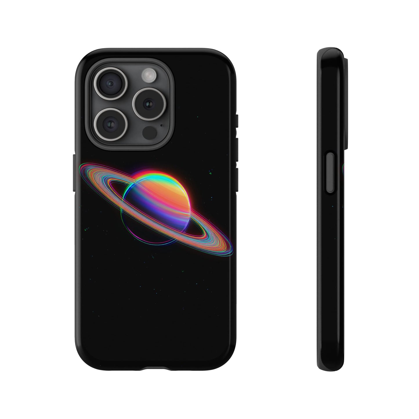 Glitched Saturn – (iPhone X - iPhone 17 Pro Max) [TOUGH CASE]