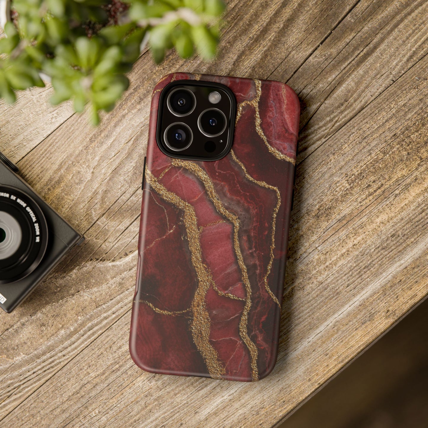 Red & Gold Marble [TOUGH CASE]