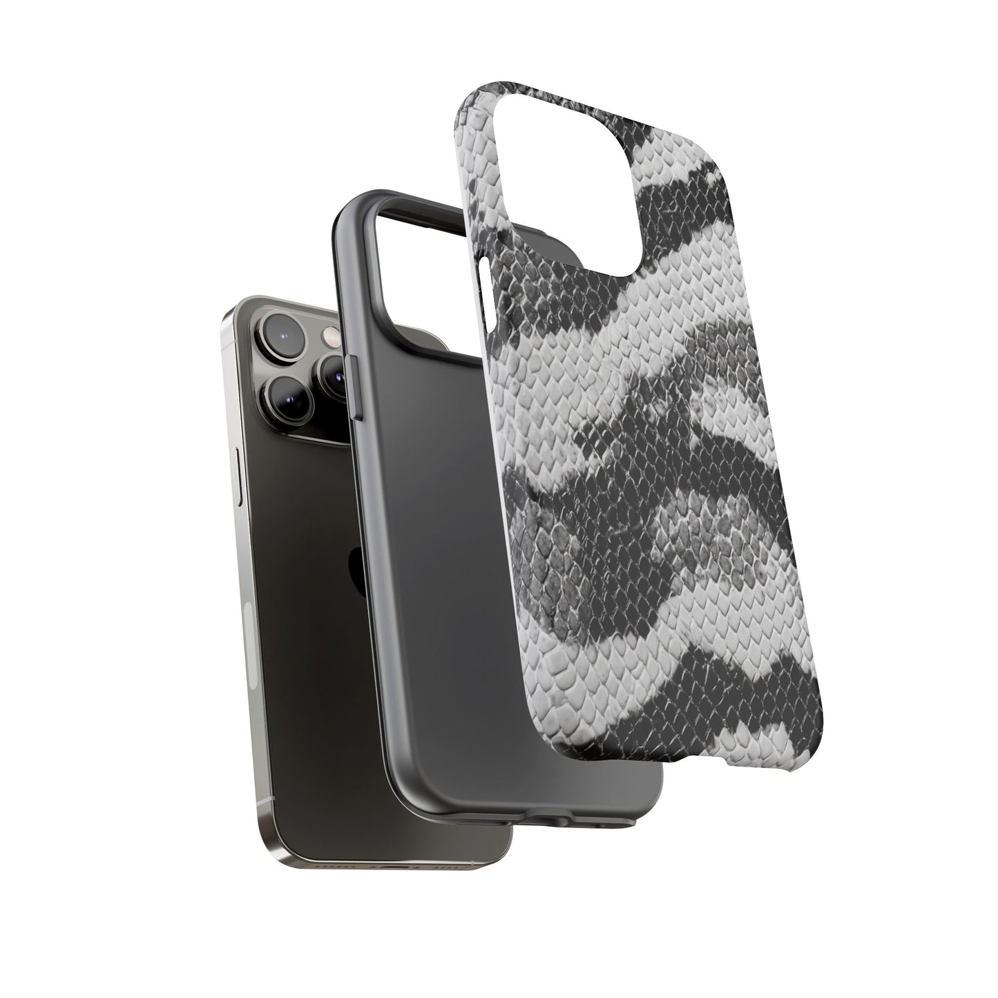 Black & White Snakeskin [TOUGH CASE]