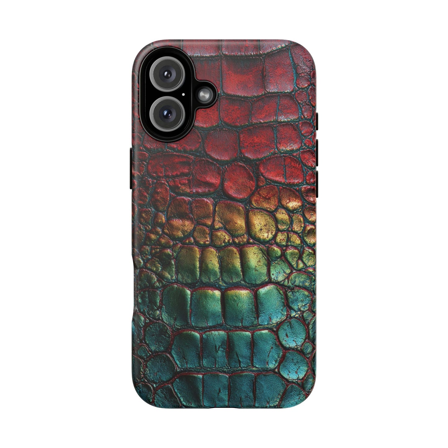 Red, Yellow, Blue Crocodile Skin [TOUGH CASE]