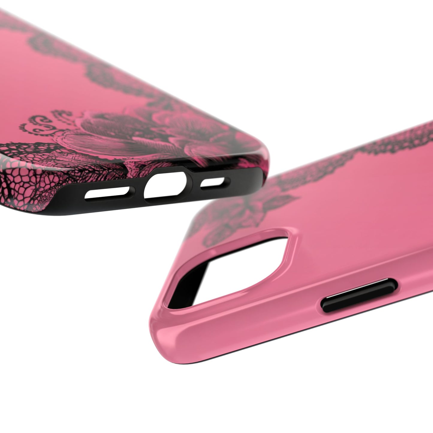 Pink Floral Lace