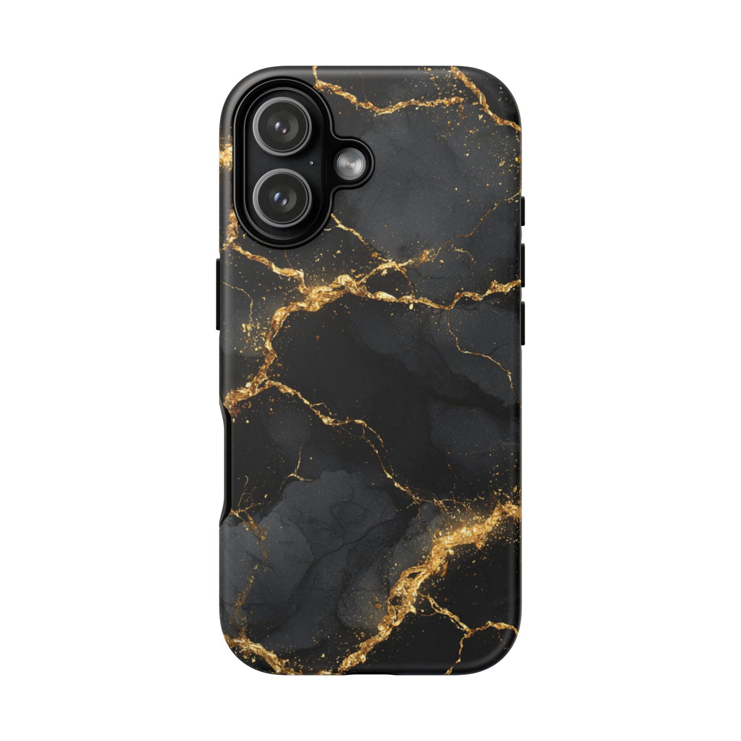 Black & Gold Marble [TOUGH CASE]