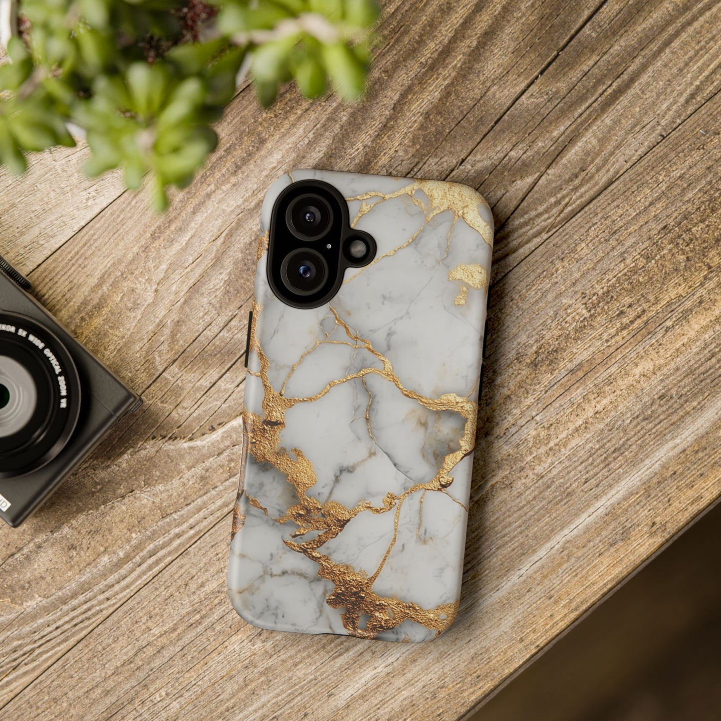 White & Gold Marble [TOUGH CASE]