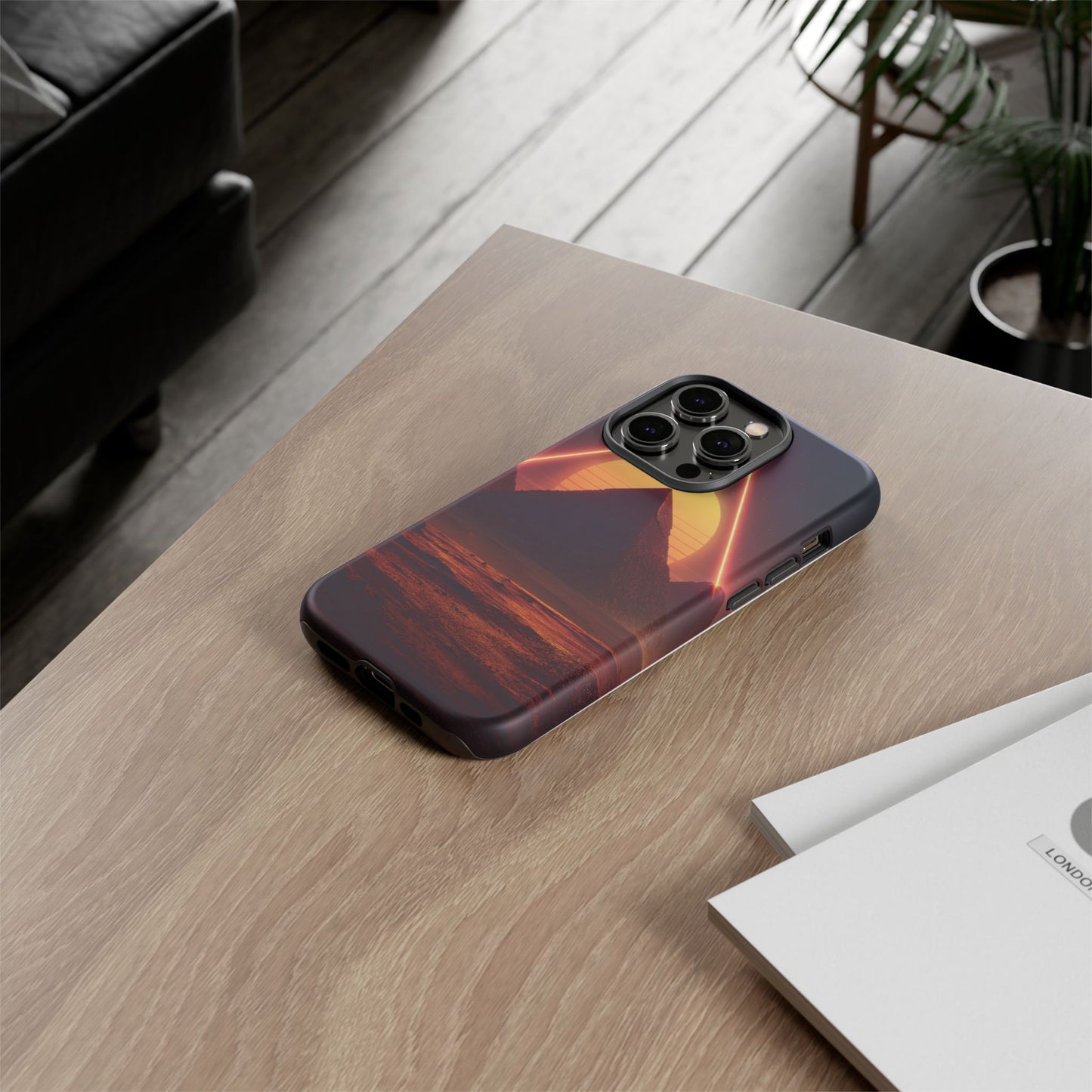 Retro Pyramid Sunset [TOUGH CASE]