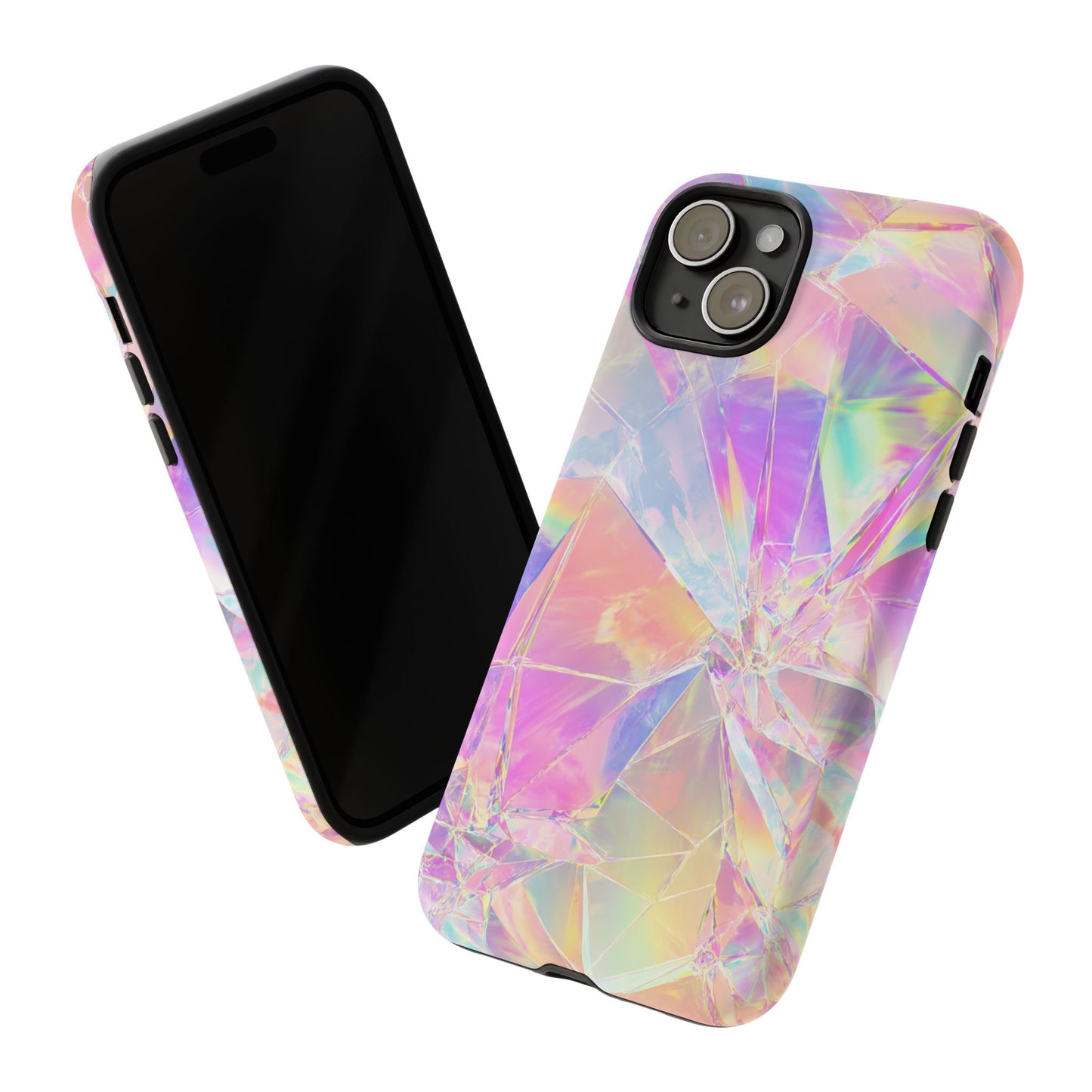 Iridescent Shards Phone Case (iPhone X - iPhone 17 Pro Max) [TOUGH CASE]
