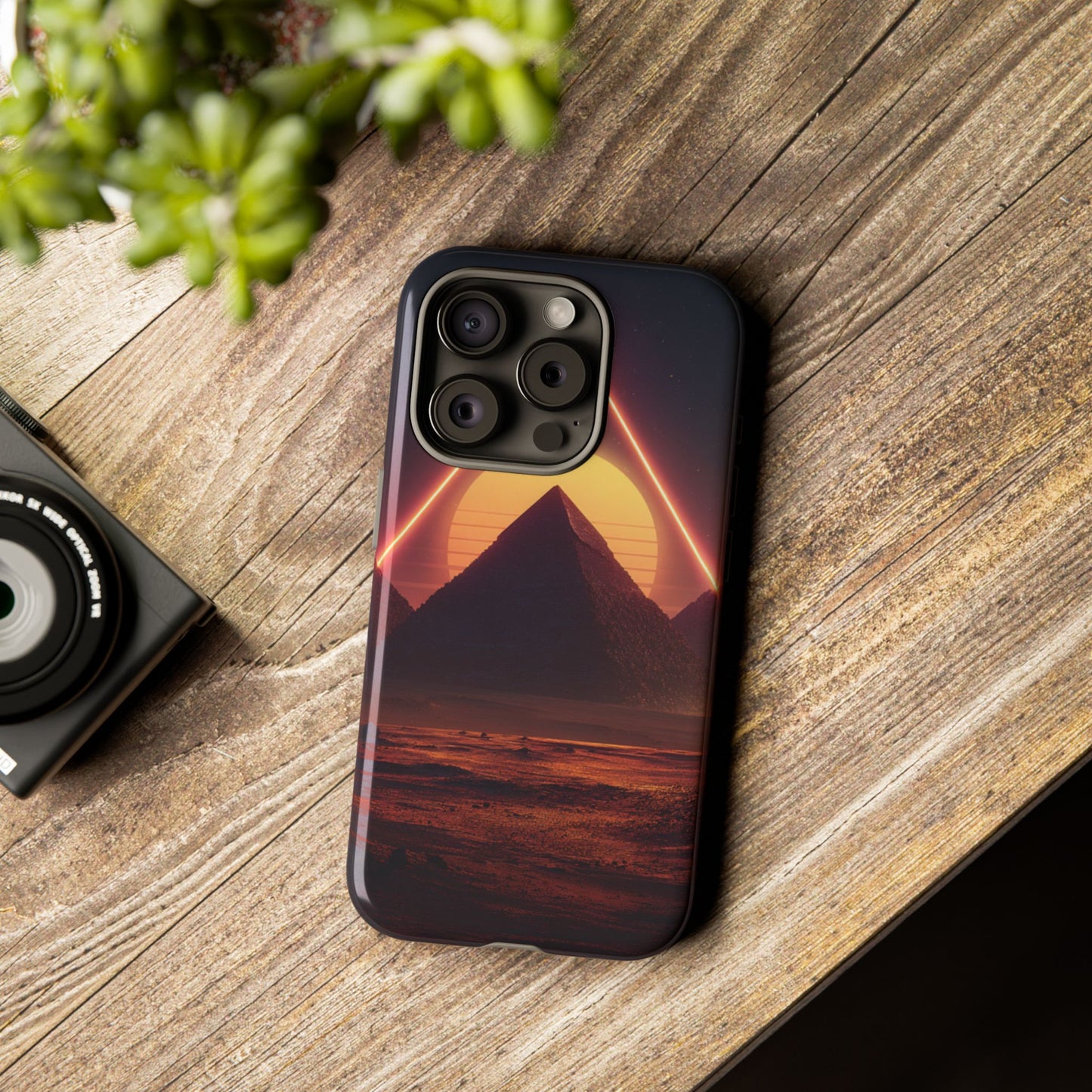 Retro Pyramid Sunset [TOUGH CASE]