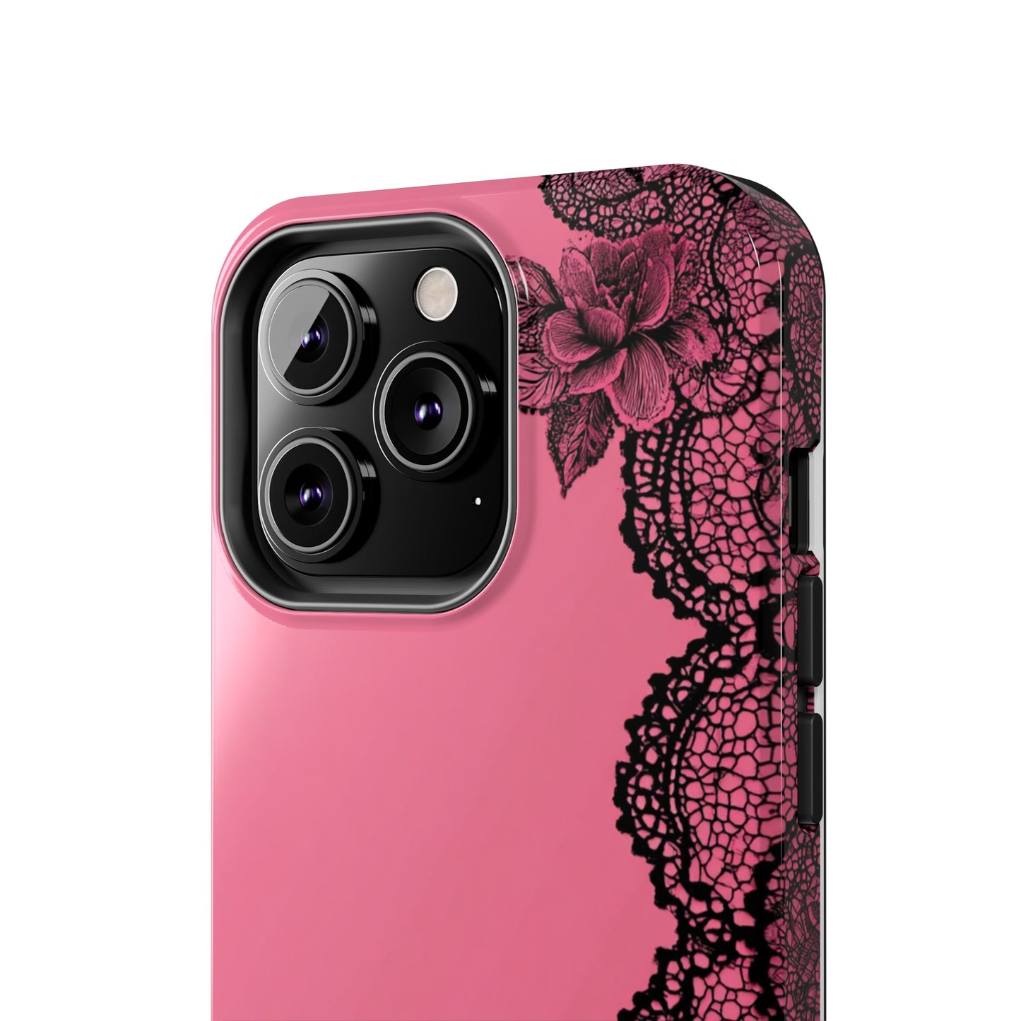 Pink Floral Lace