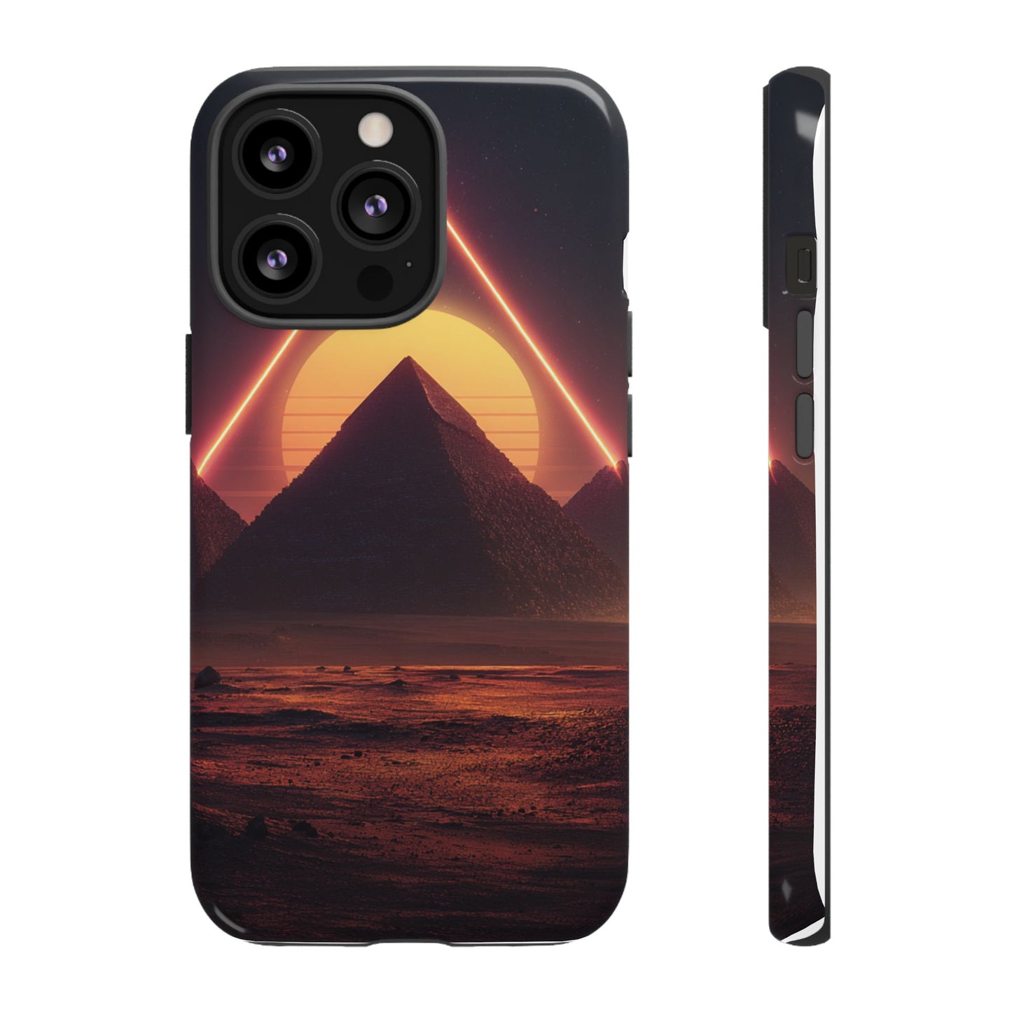 Retro Pyramid Sunset [TOUGH CASE]