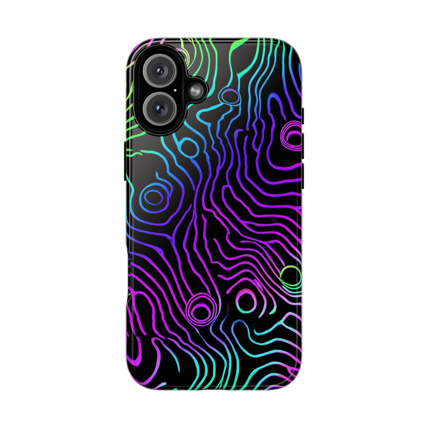 Topographic (iPhone X - iPhone 17 Pro Max) [TOUGH CASE]