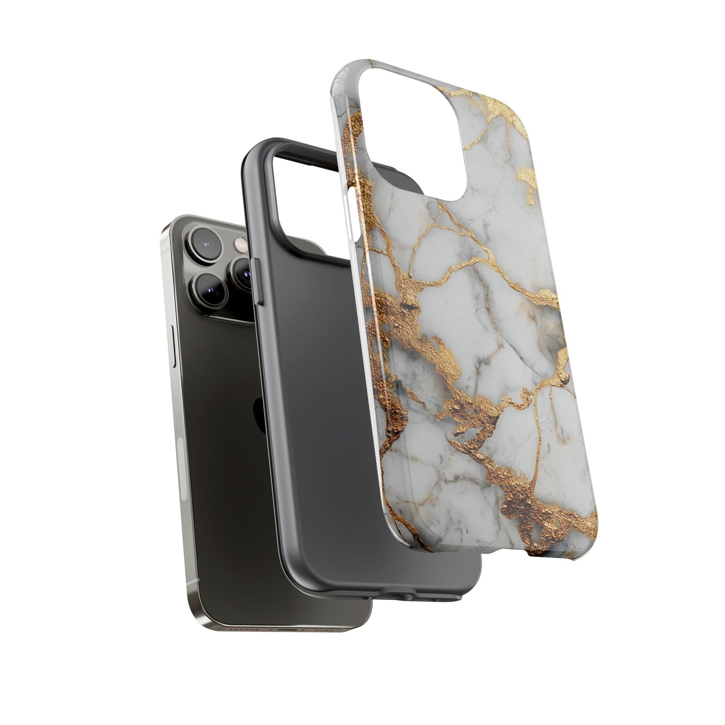 White & Gold Marble [TOUGH CASE]