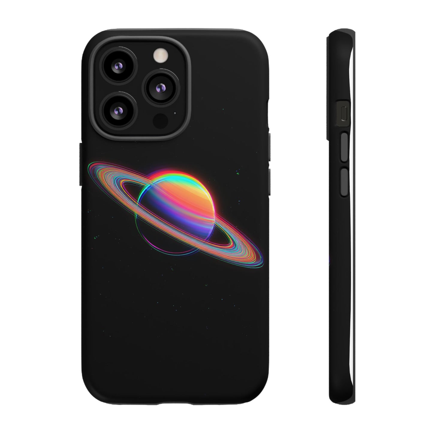Glitched Saturn – (iPhone X - iPhone 17 Pro Max) [TOUGH CASE]