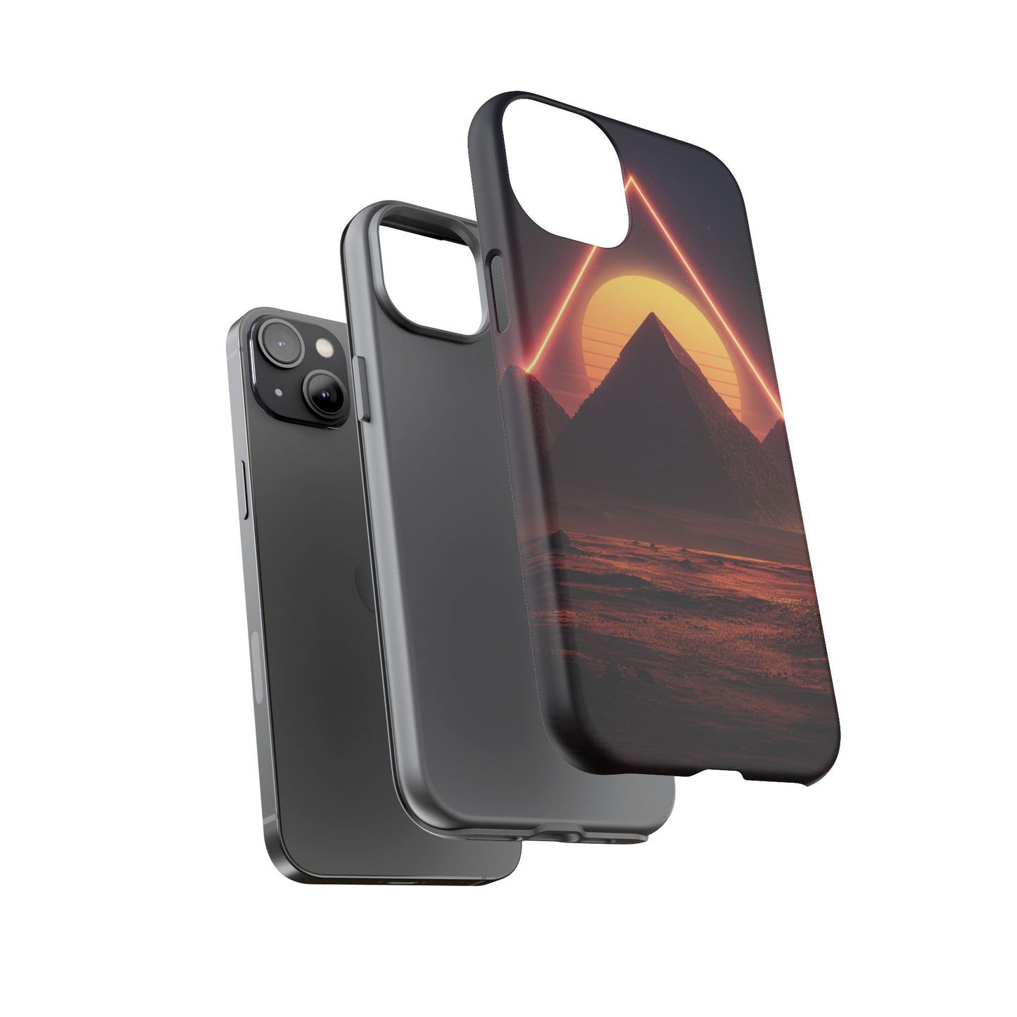Retro Pyramid Sunset [TOUGH CASE]