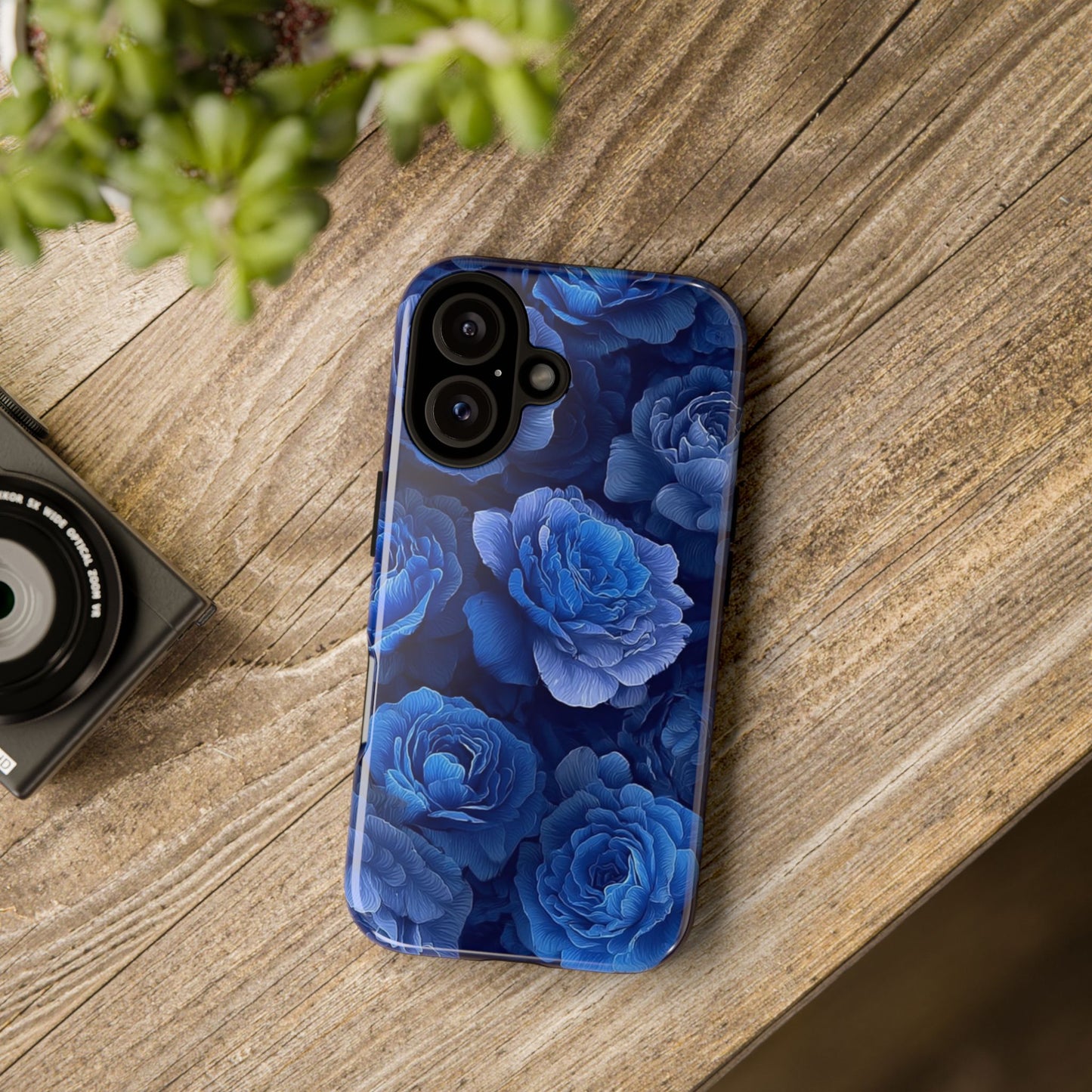 Floral Blue Roses [TOUGH CASE]
