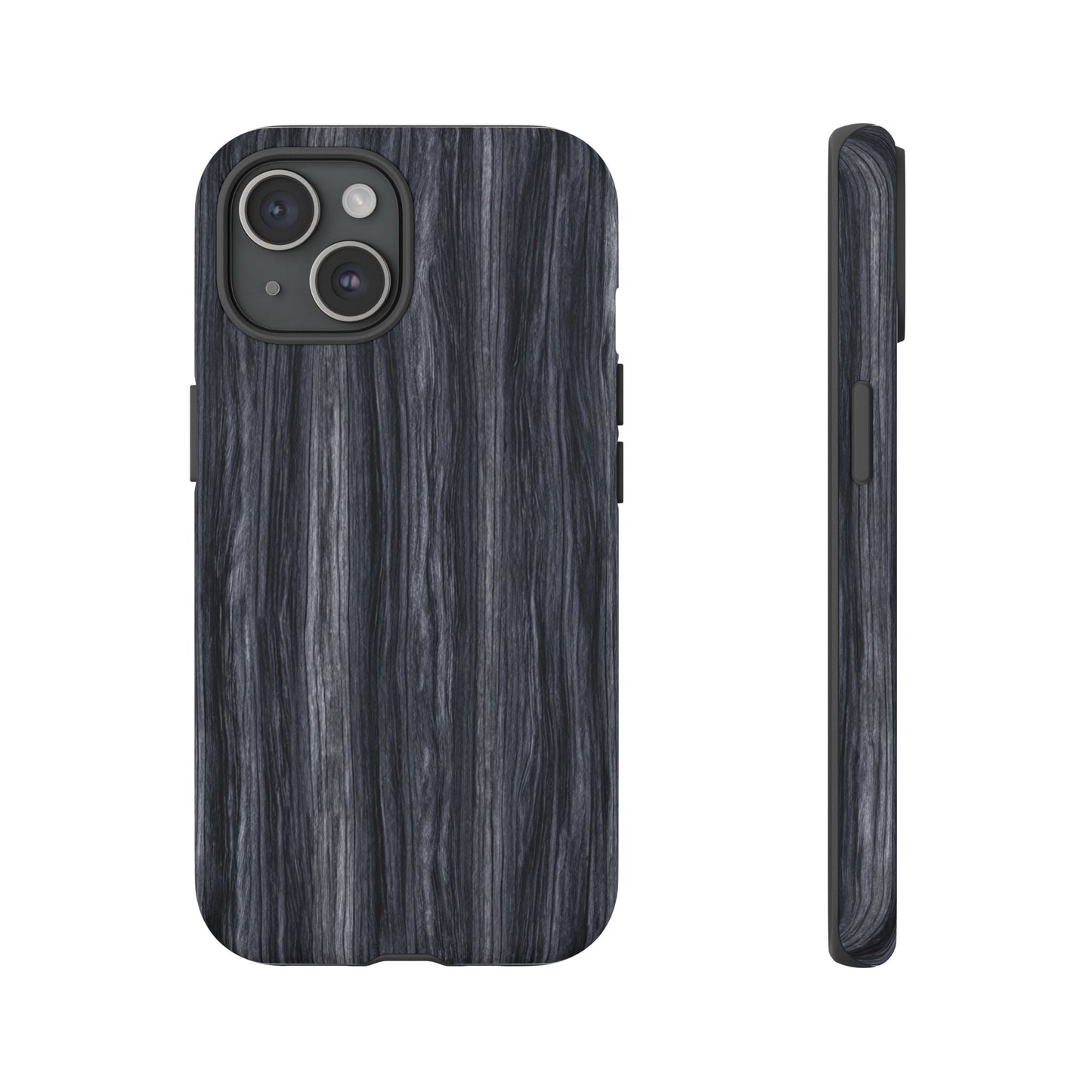 Black Wood (iPhone X - iPhone 17 Pro Max) [TOUGH CASE]