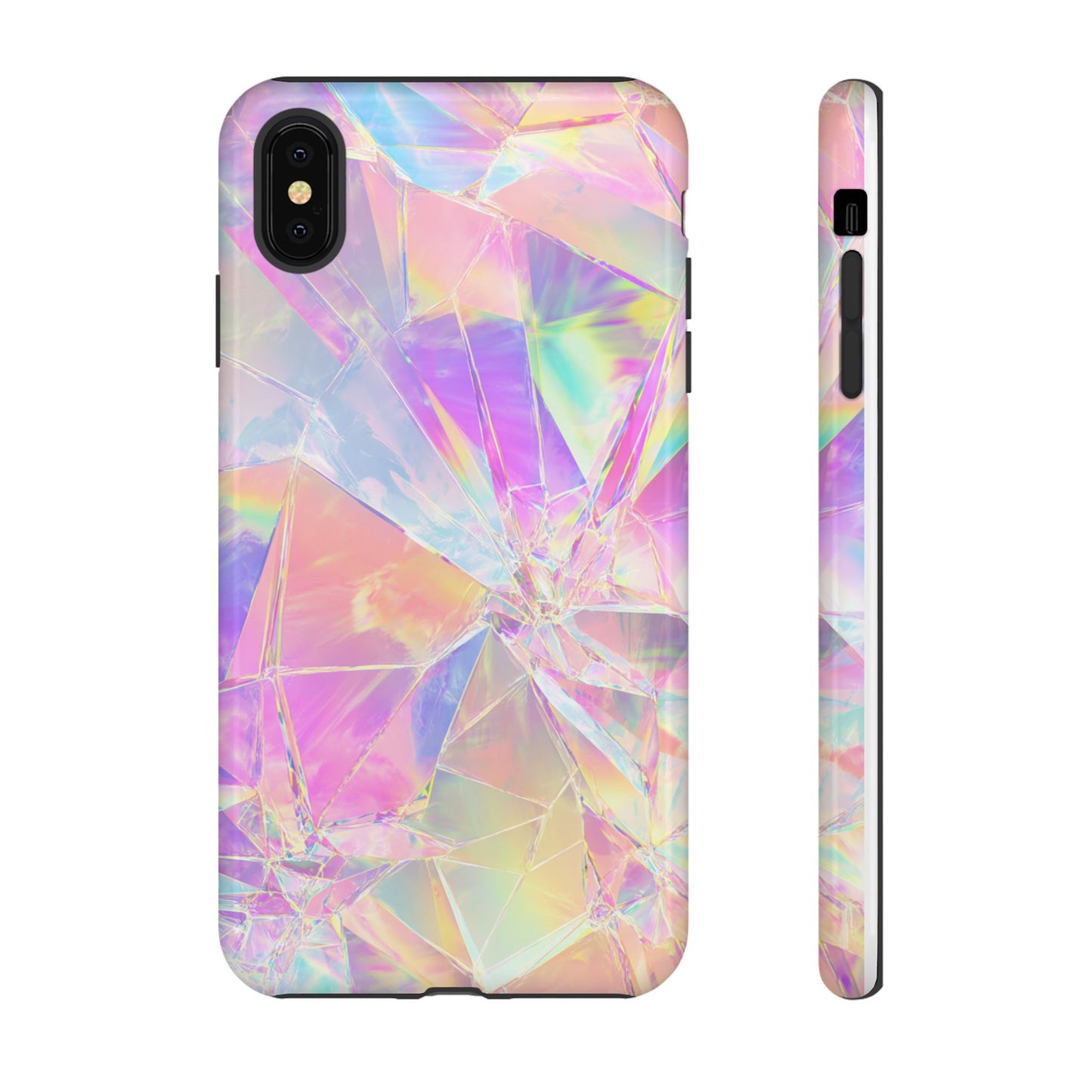 Iridescent Shards Phone Case (iPhone X - iPhone 17 Pro Max) [TOUGH CASE]