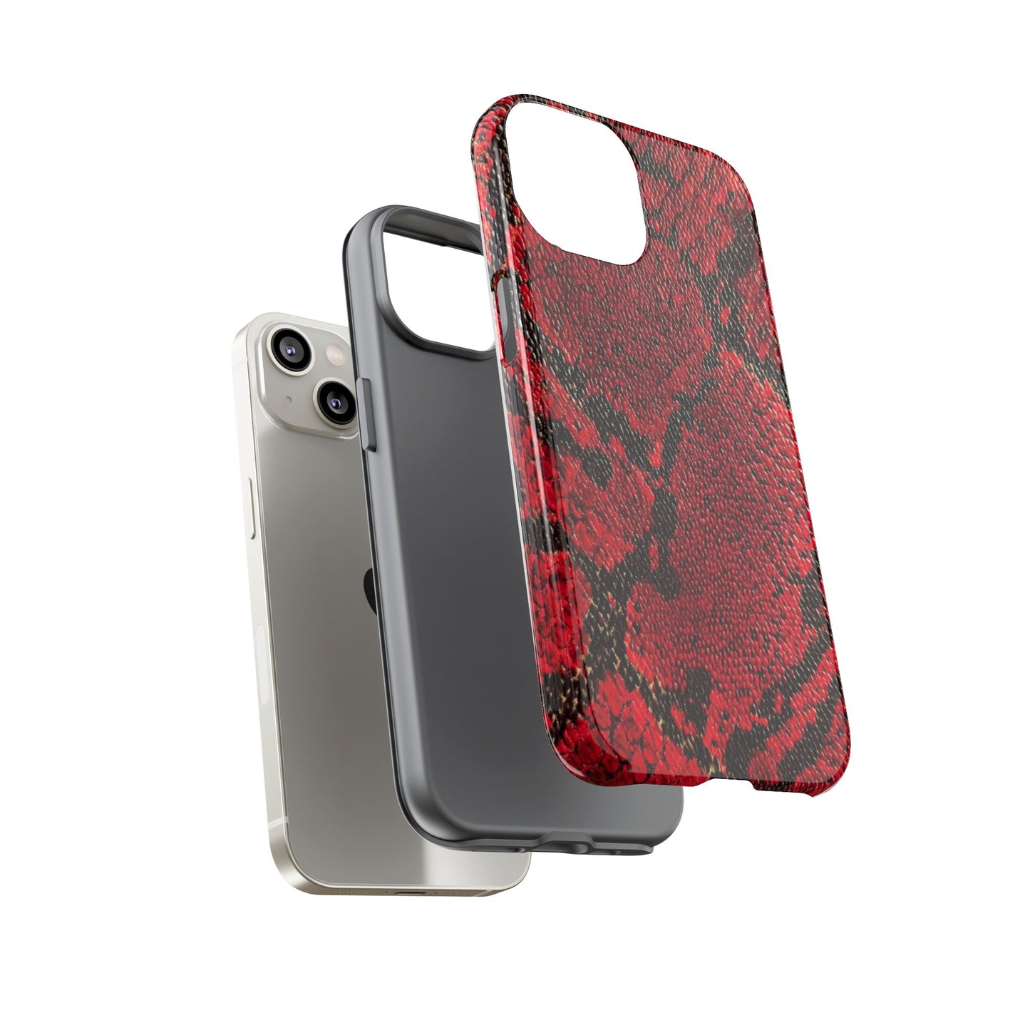 Red Snake Skin [TOUGH CASE]