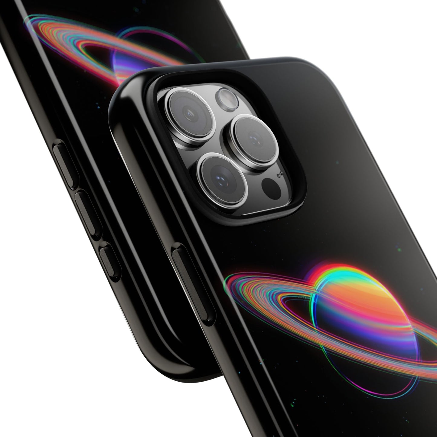 Glitched Saturn – (iPhone X - iPhone 17 Pro Max) [TOUGH CASE]