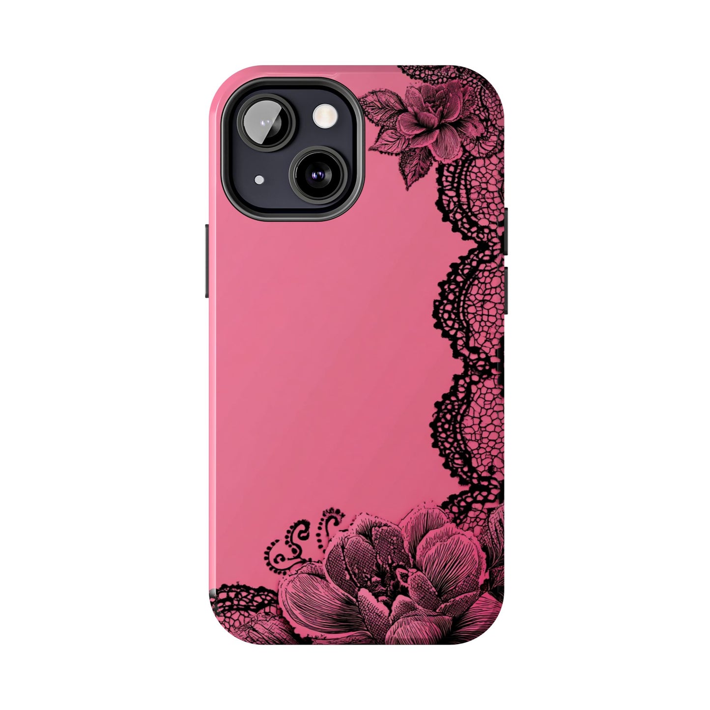 Pink Floral Lace