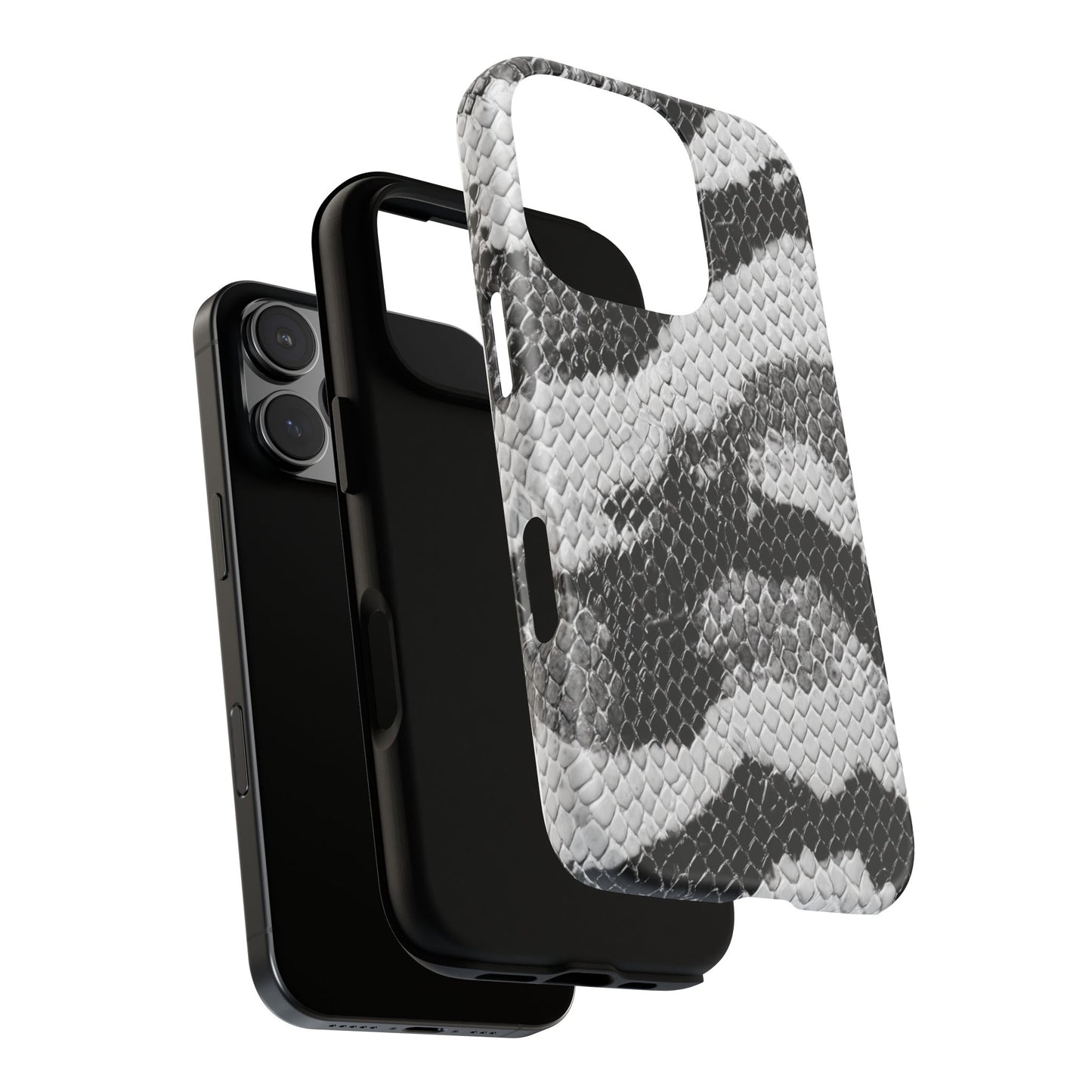 Black & White Snakeskin [TOUGH CASE]