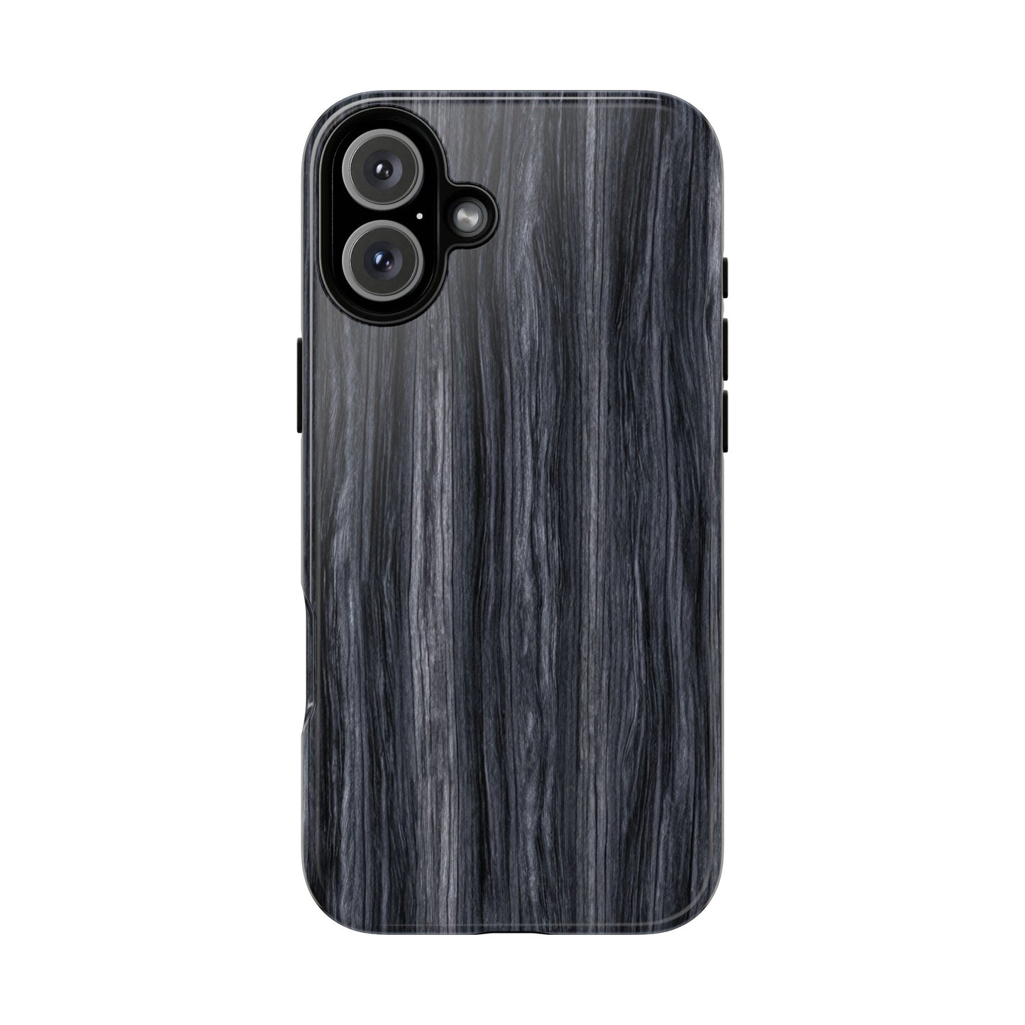 Black Wood (iPhone X - iPhone 17 Pro Max) [TOUGH CASE]