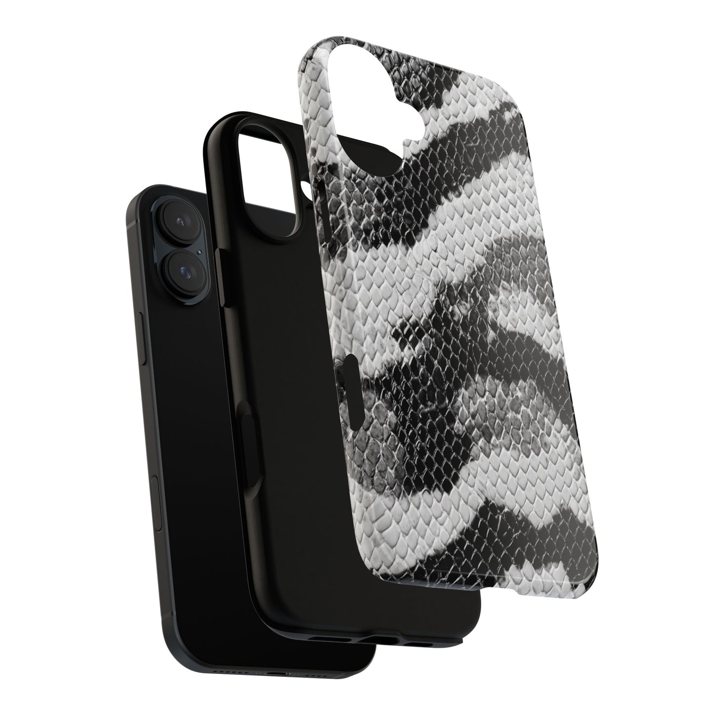 Black & White Snakeskin [TOUGH CASE]