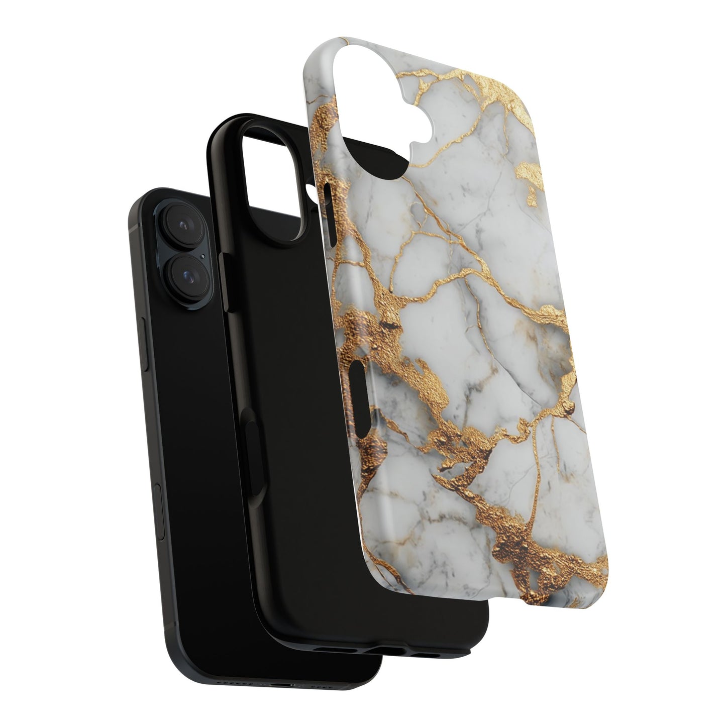 White & Gold Marble [TOUGH CASE]