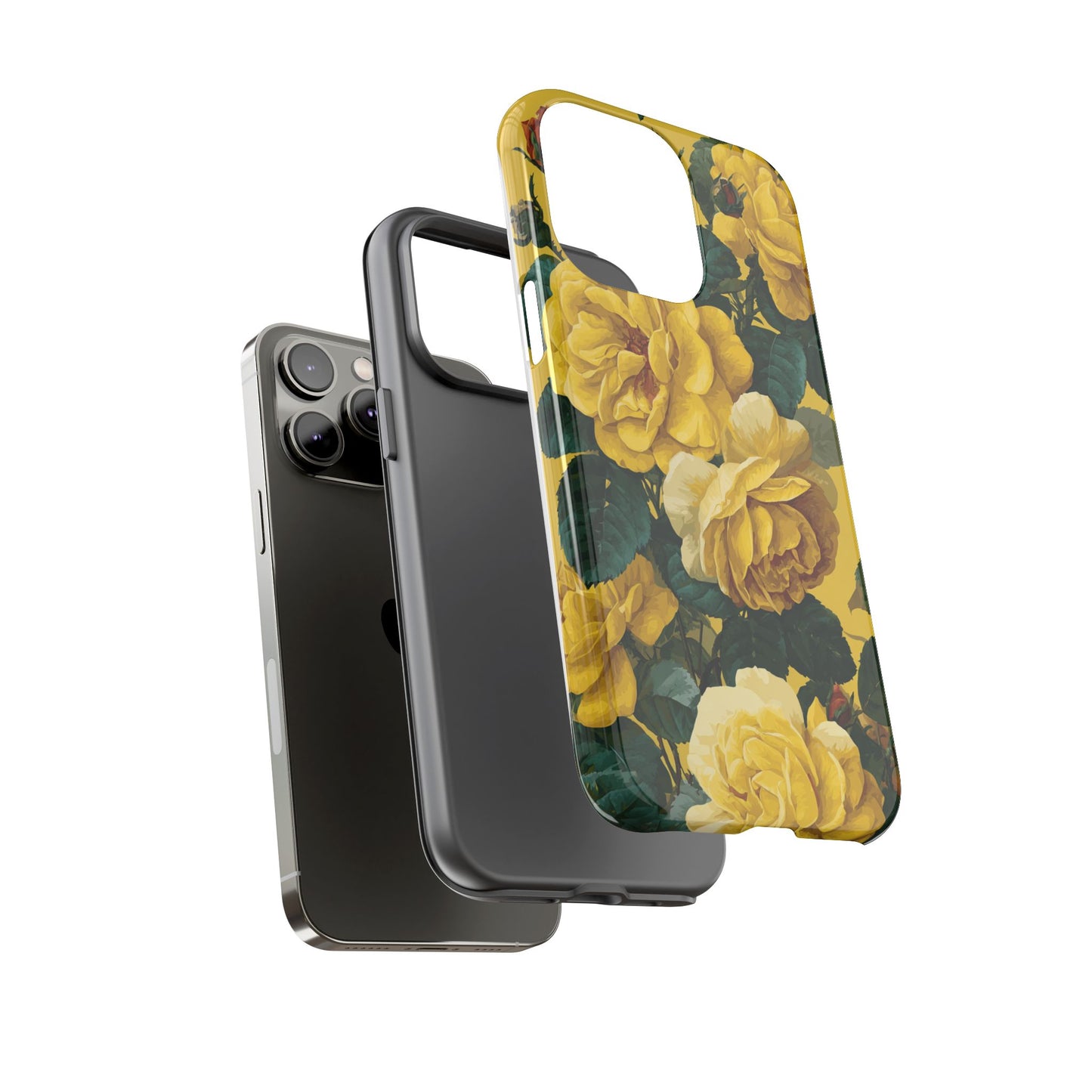 Floral Yellow Roses [TOUGH CASE]