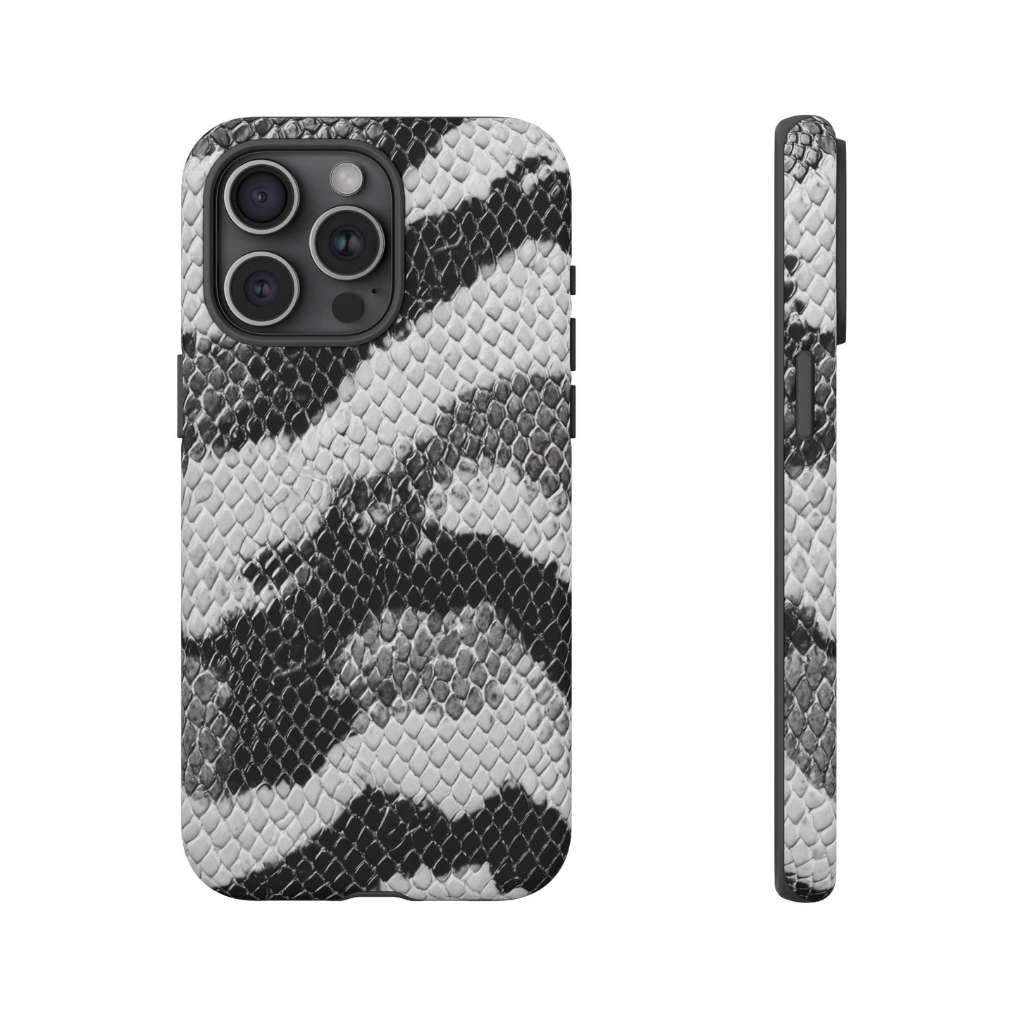 Black & White Snakeskin [TOUGH CASE]