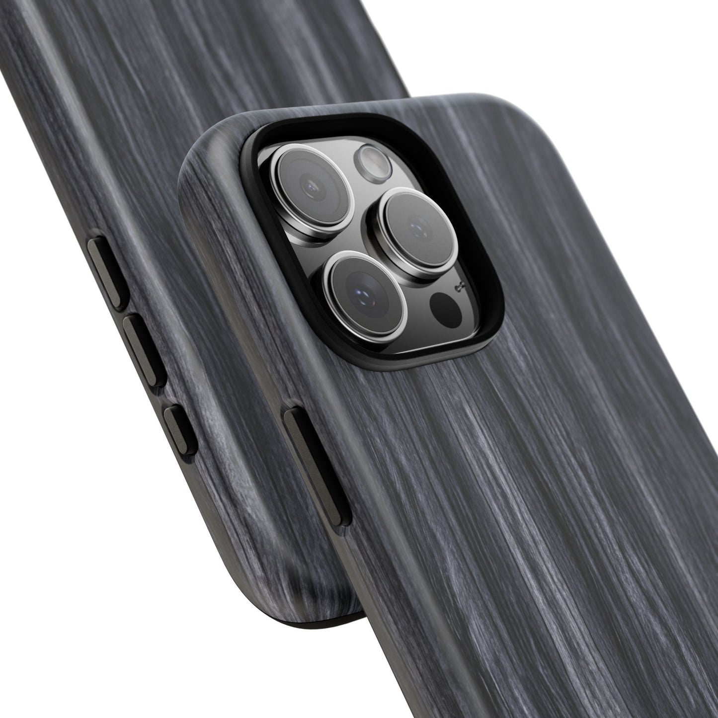 Black Wood (iPhone X - iPhone 17 Pro Max) [TOUGH CASE]