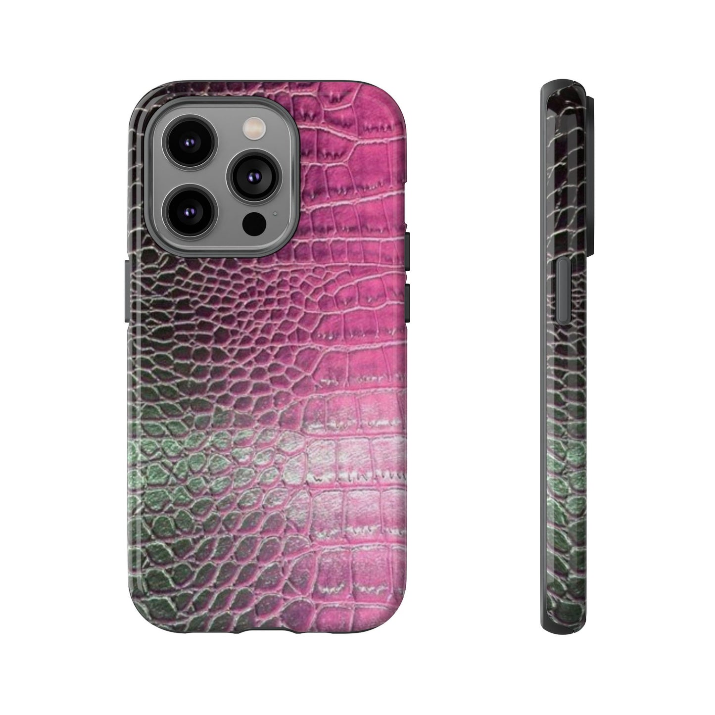 Purple Crocodile Leather [TOUGH CASE]