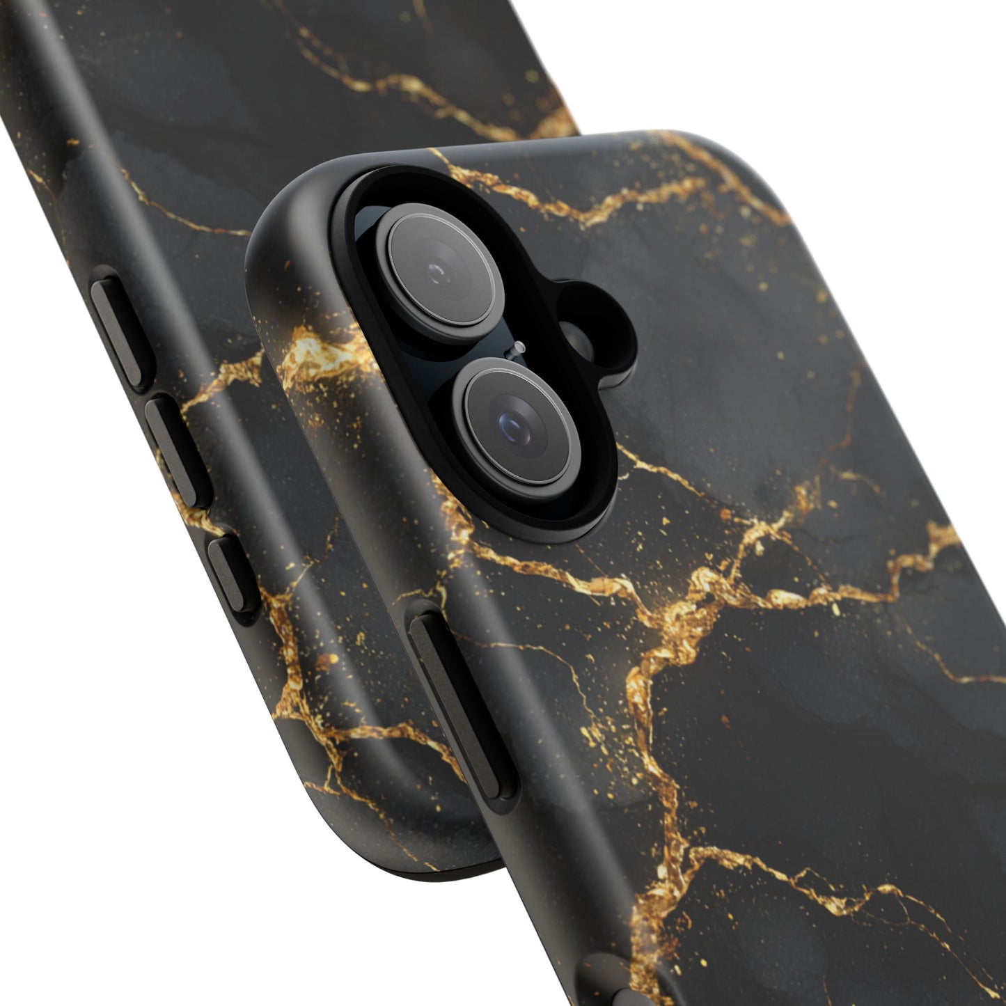 Black & Gold Marble [TOUGH CASE]