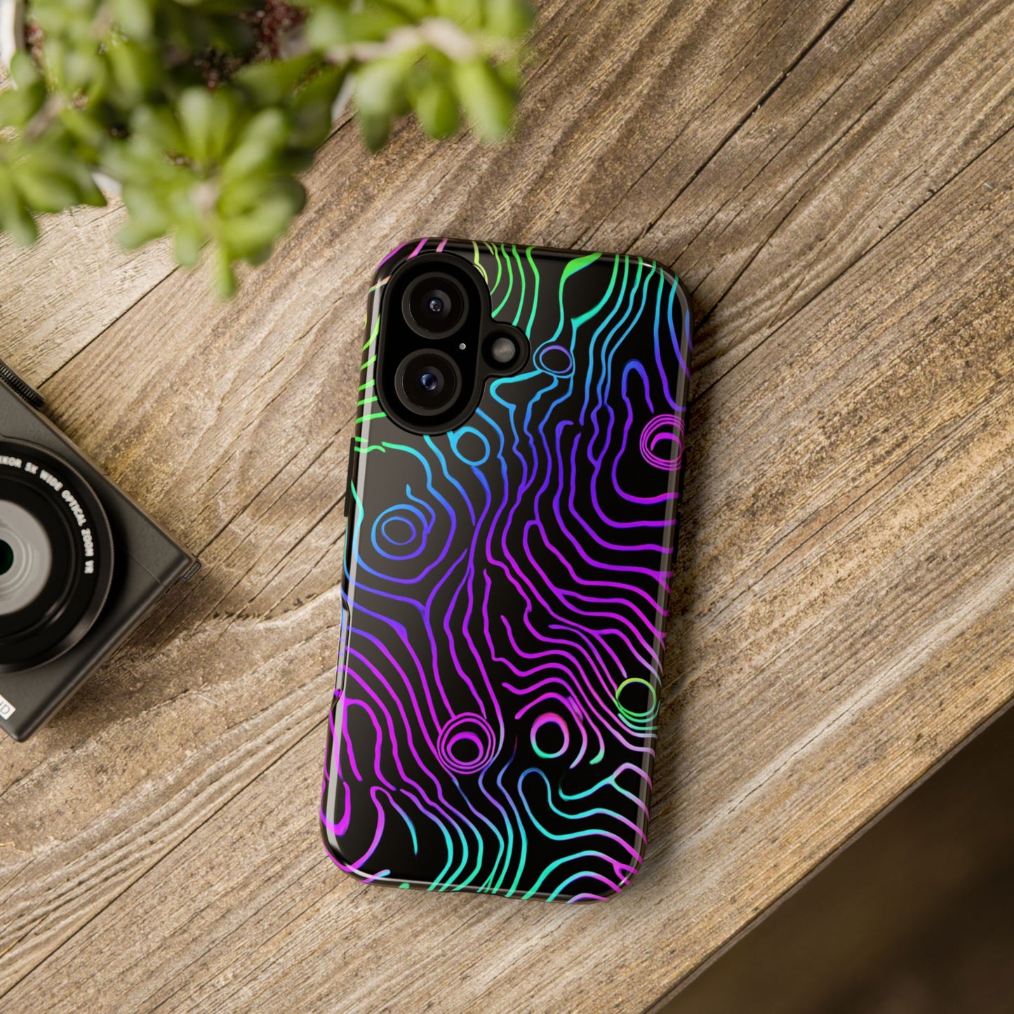 Topographic (iPhone X - iPhone 17 Pro Max) [TOUGH CASE]