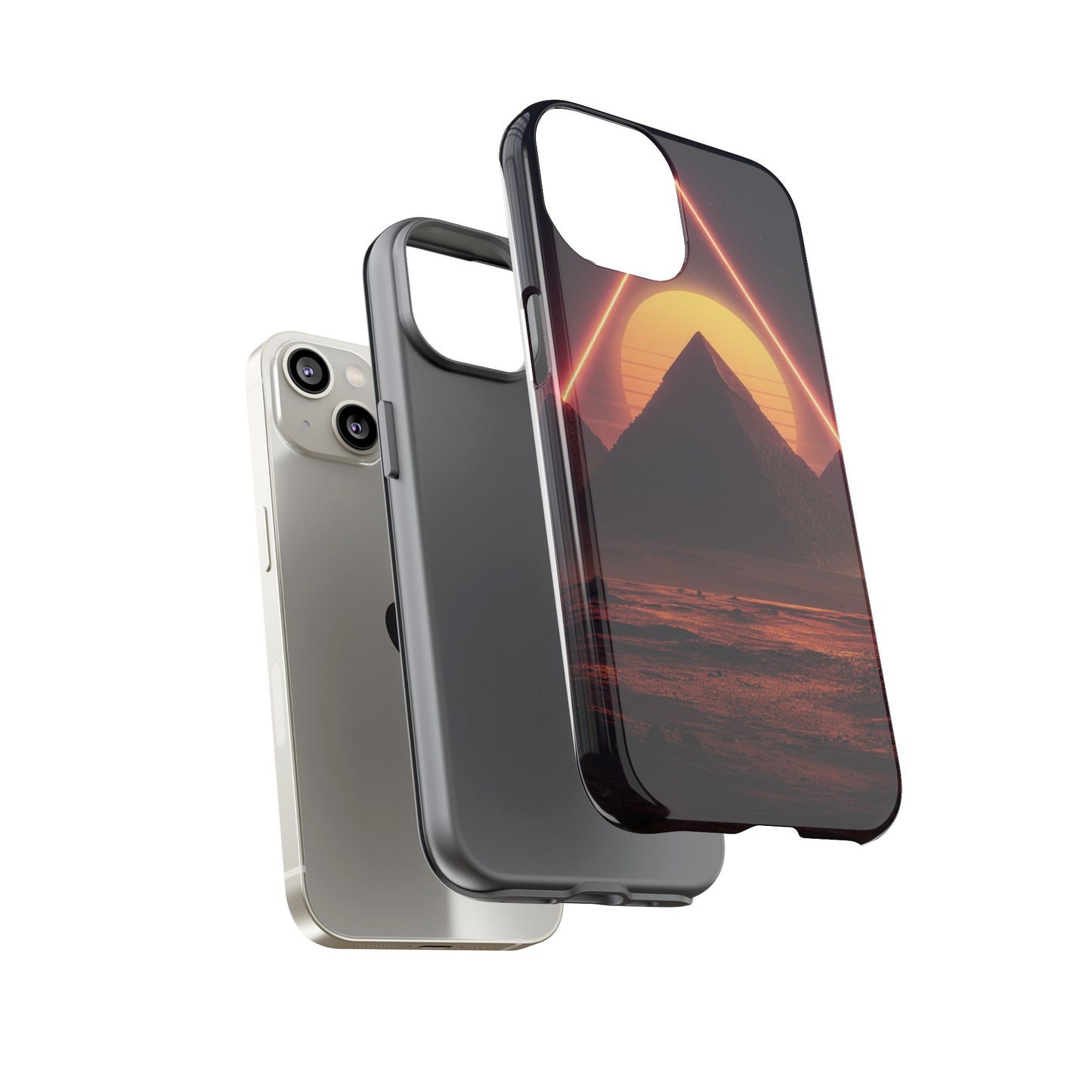 Retro Pyramid Sunset [TOUGH CASE]