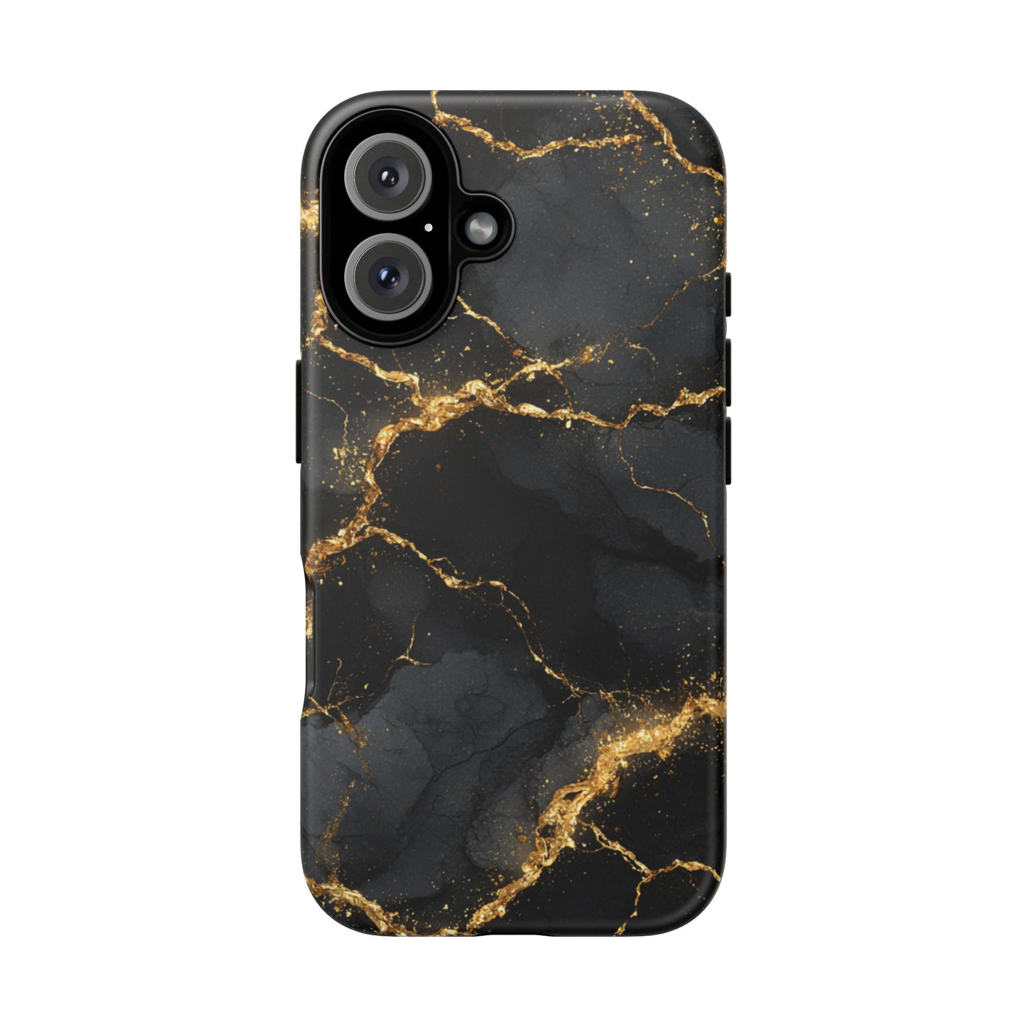 Black & Gold Marble [TOUGH CASE]