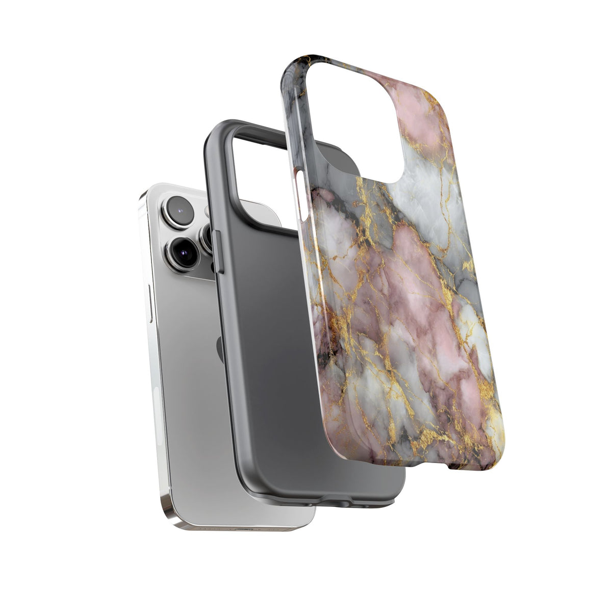 Rose & White Marble