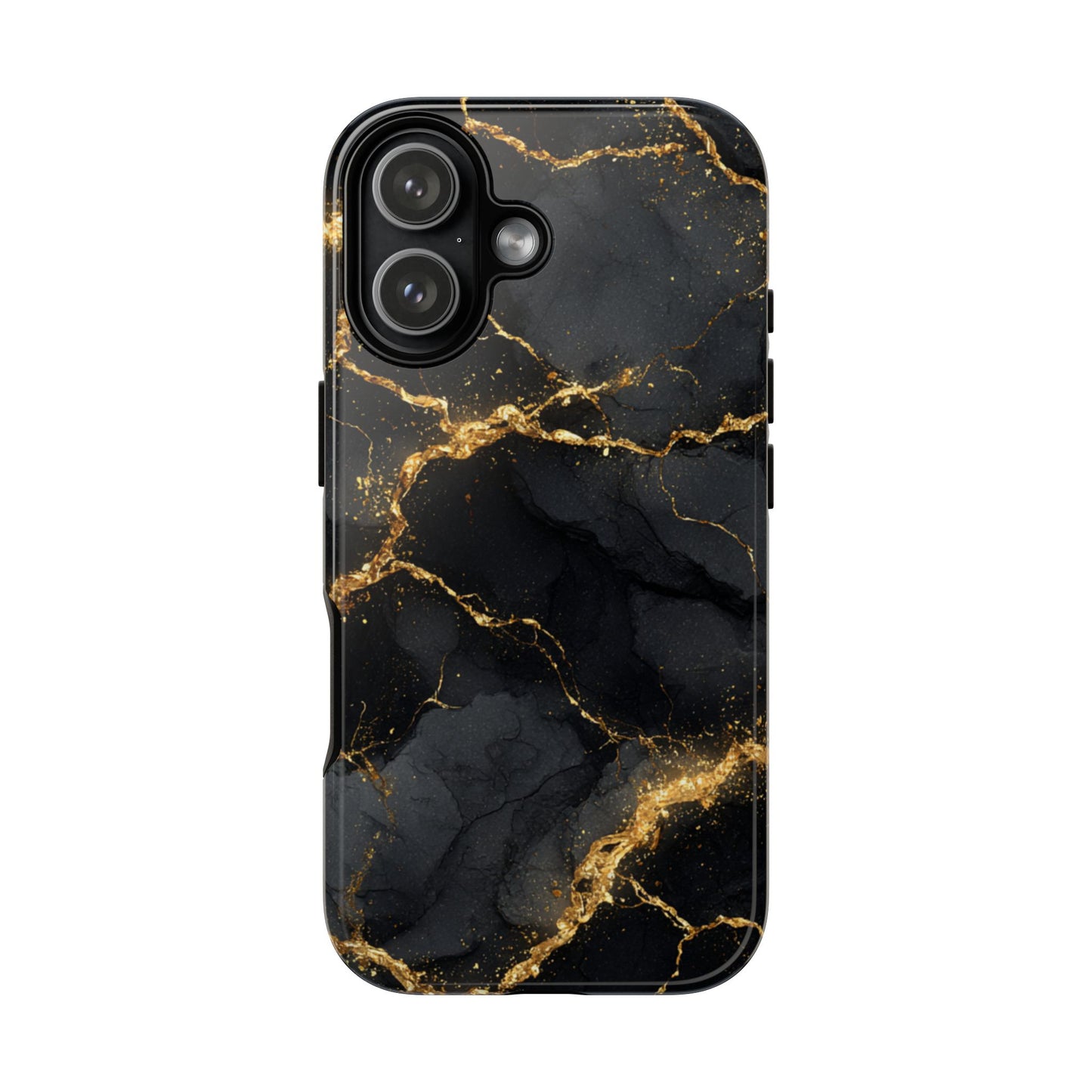 Black & Gold Marble [TOUGH CASE]
