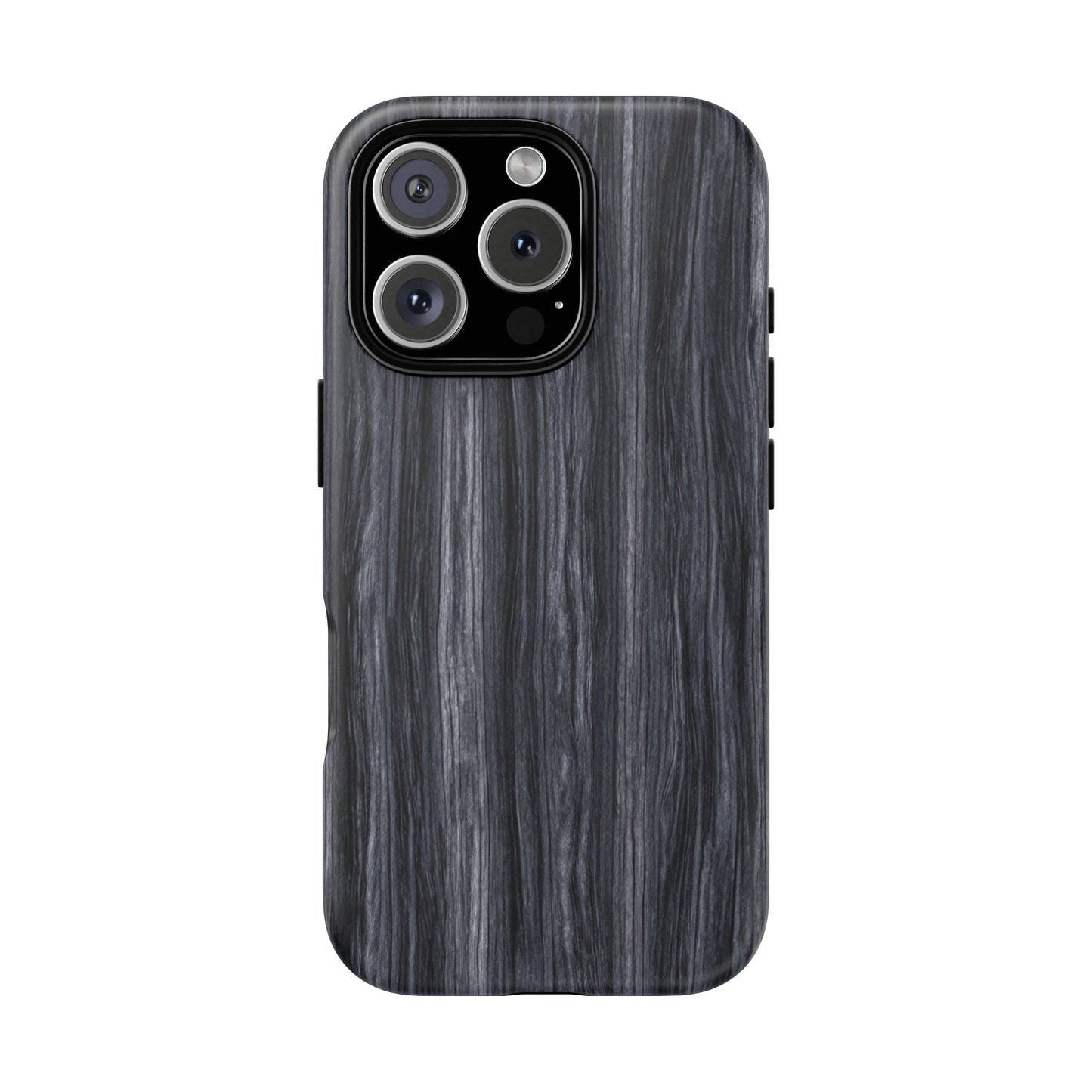 Black Wood (iPhone X - iPhone 17 Pro Max) [TOUGH CASE]