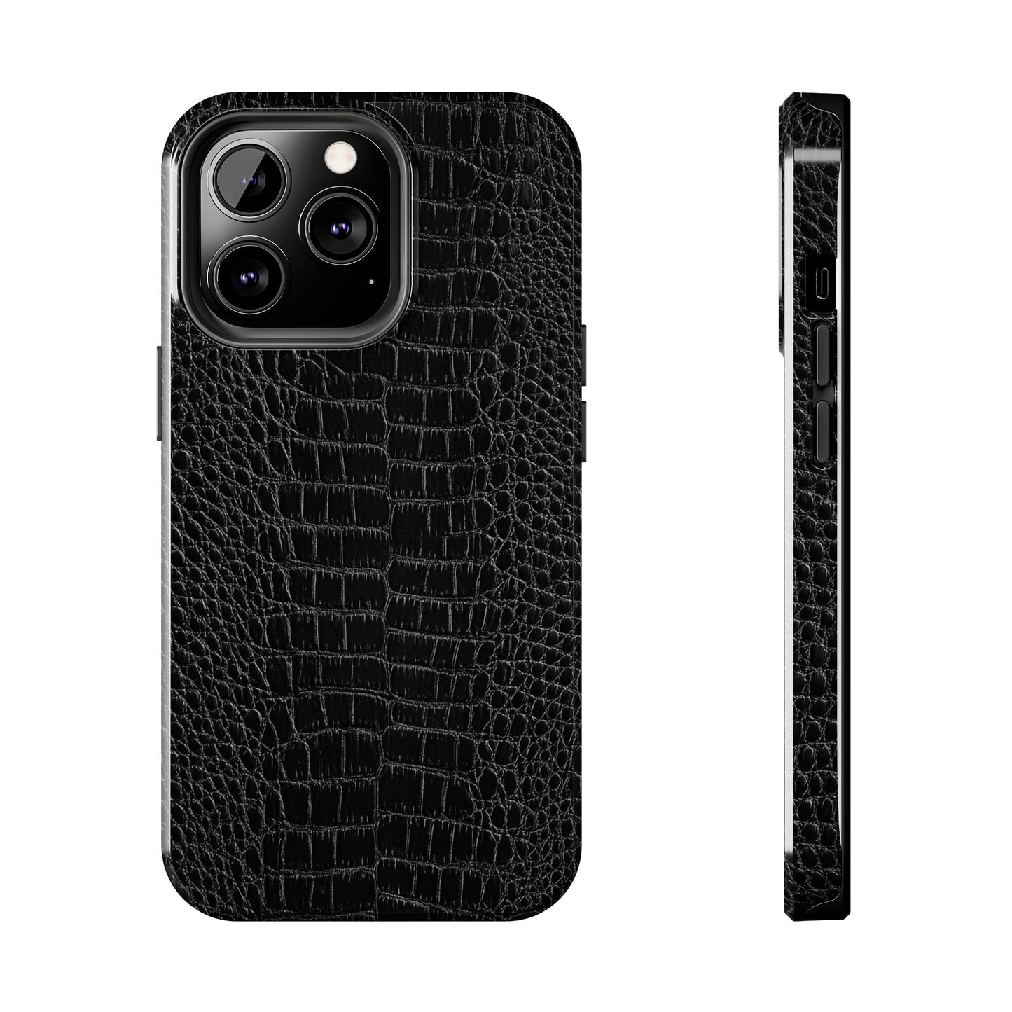 Black Crocodile Skin