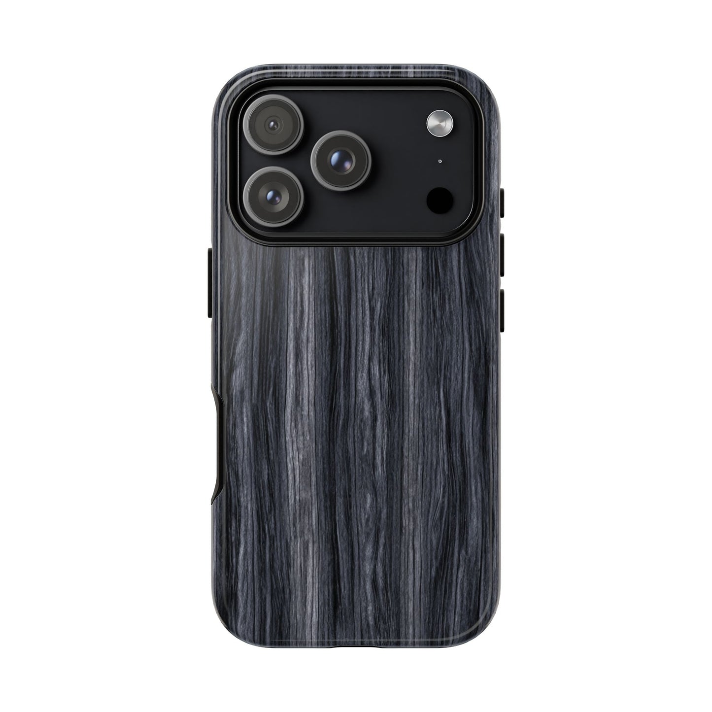Black Wood (iPhone X - iPhone 17 Pro Max) [TOUGH CASE]