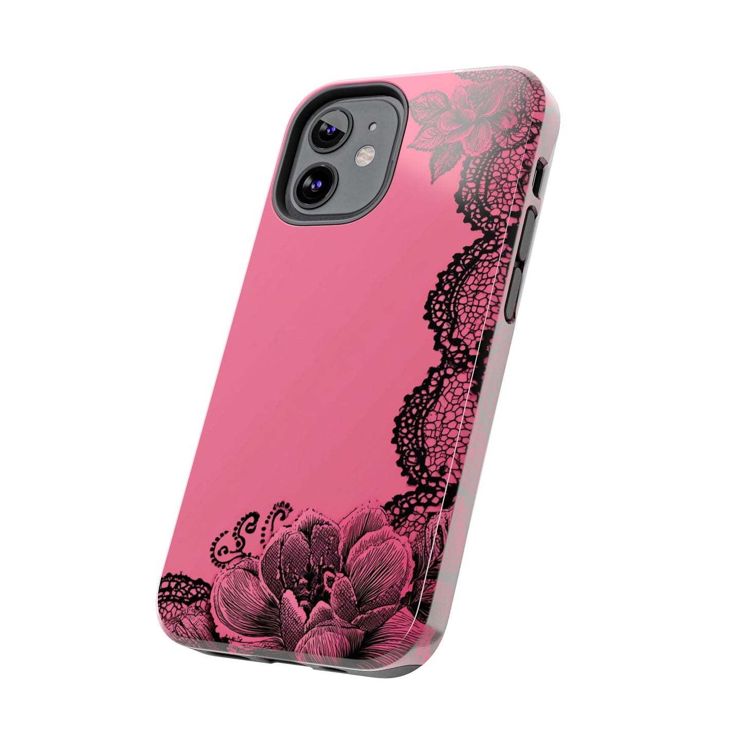 Pink Floral Lace