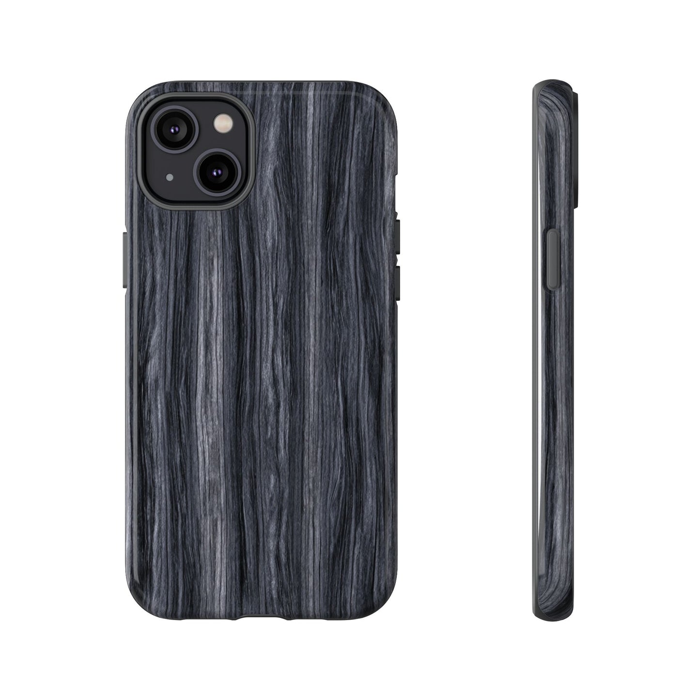 Black Wood (iPhone X - iPhone 17 Pro Max) [TOUGH CASE]