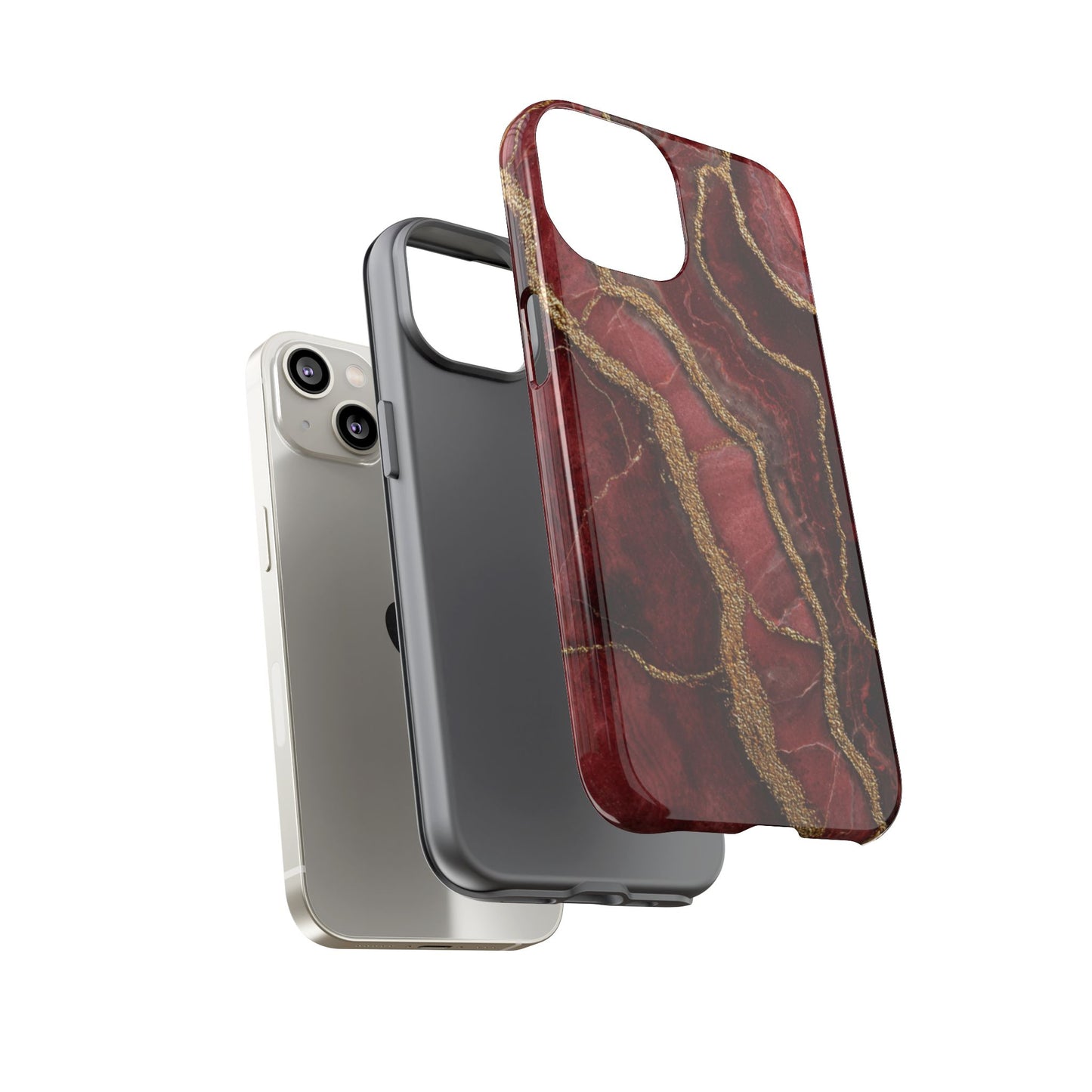 Red & Gold Marble [TOUGH CASE]