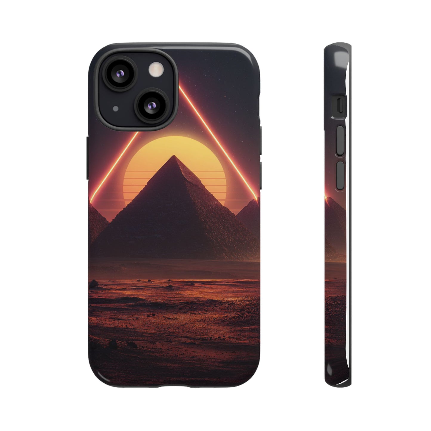 Retro Pyramid Sunset [TOUGH CASE]