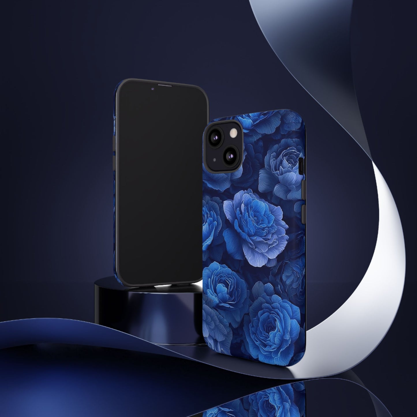 Floral Blue Roses [TOUGH CASE]
