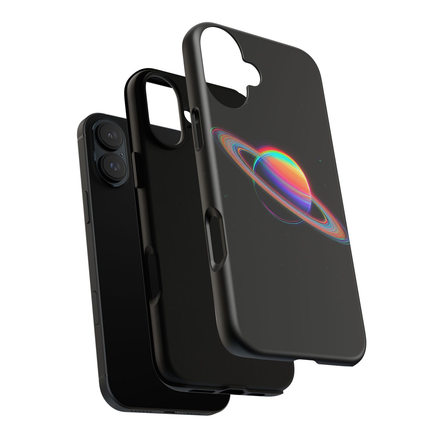 Glitched Saturn – (iPhone X - iPhone 17 Pro Max) [TOUGH CASE]