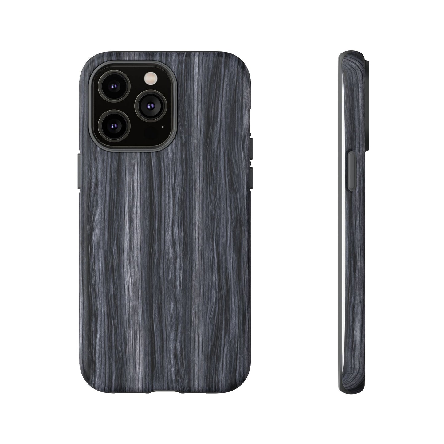 Black Wood (iPhone X - iPhone 17 Pro Max) [TOUGH CASE]