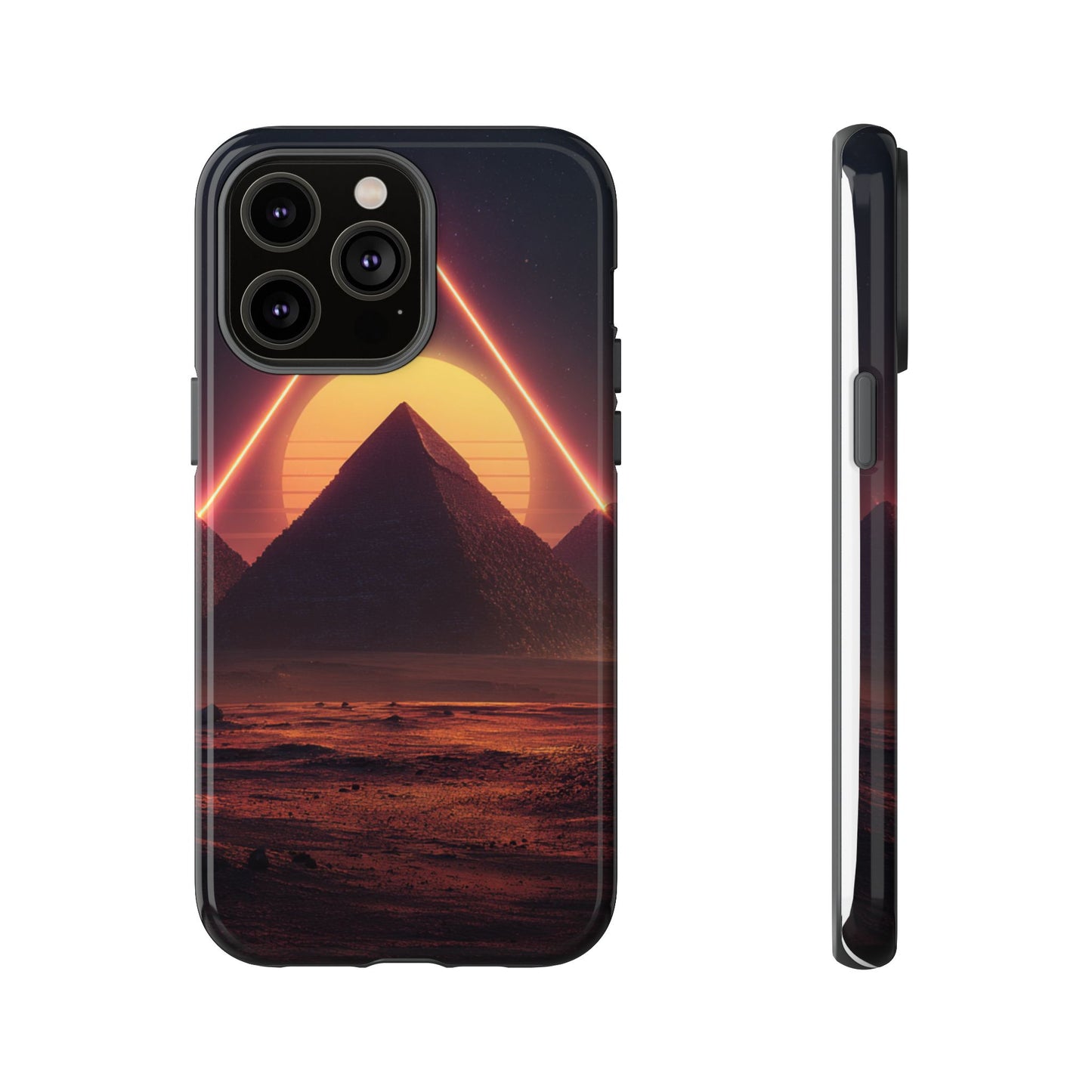 Retro Pyramid Sunset [TOUGH CASE]