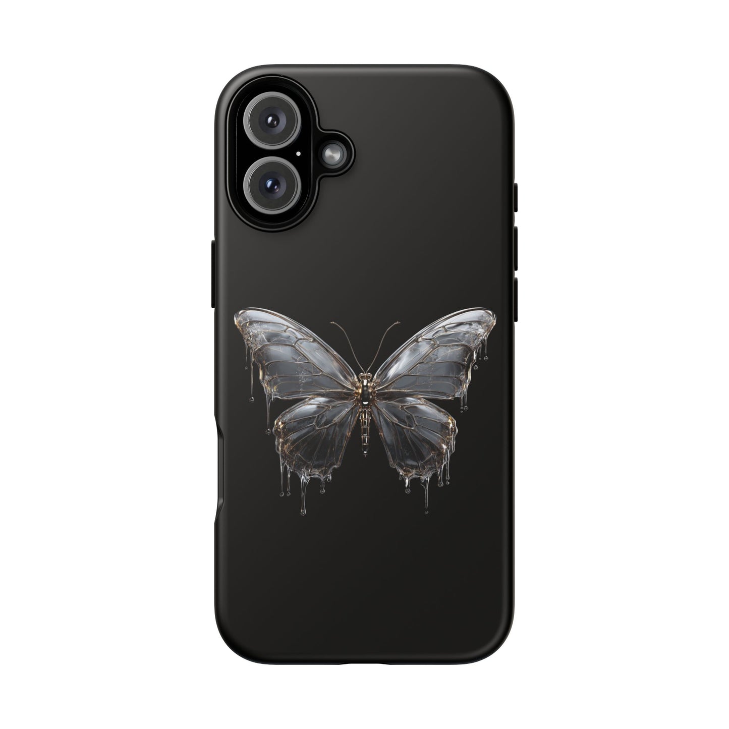 Metallic Butterfly (iPhone X - iPhone 17 Pro Max) [TOUGH CASE]